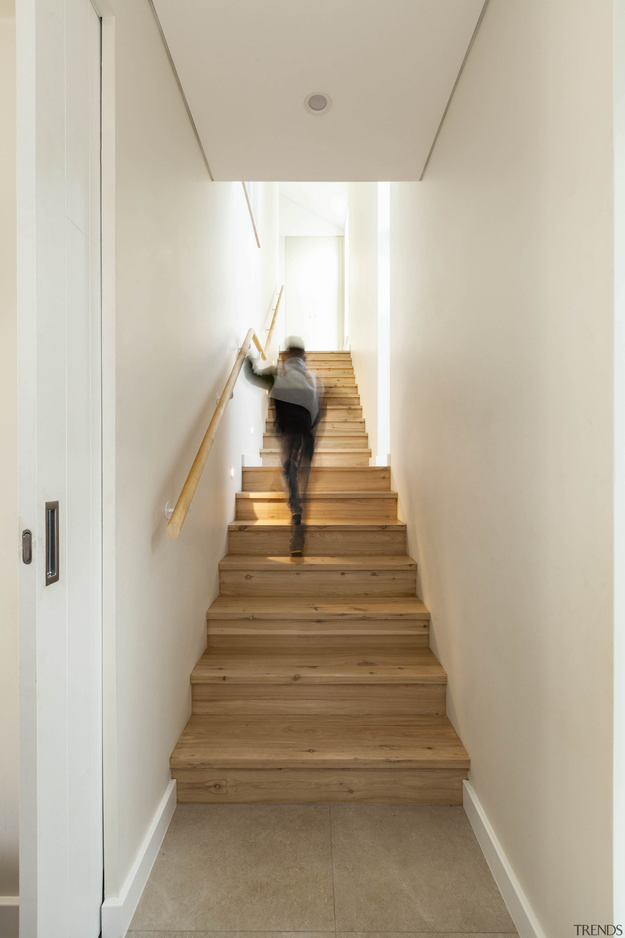 Staircase in two-storey rear addition. - Character cottage 