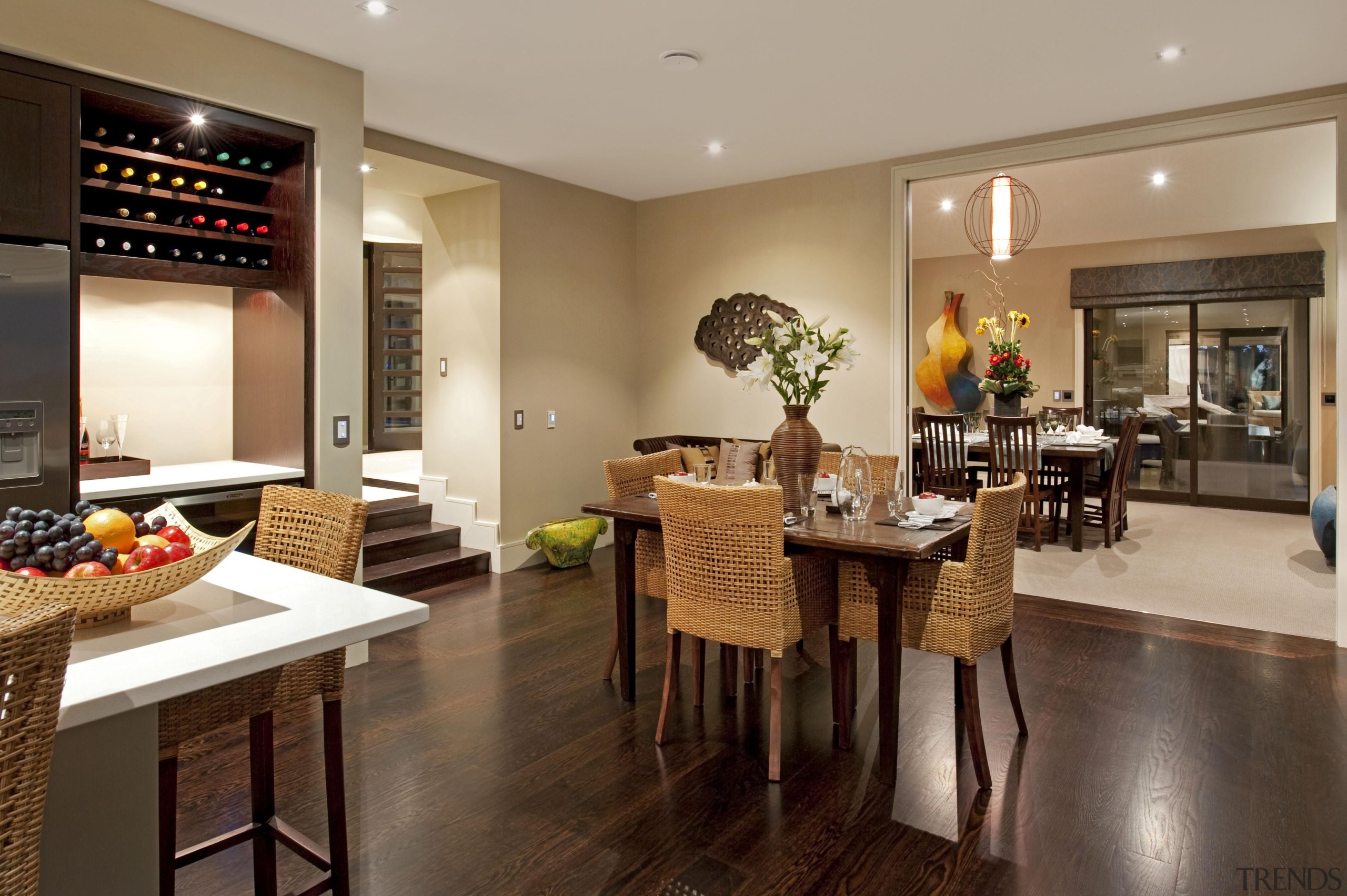 029 bale 11 - Bale 11 - countertop countertop, dining room, flooring, interior design, kitchen, room, brown, gray