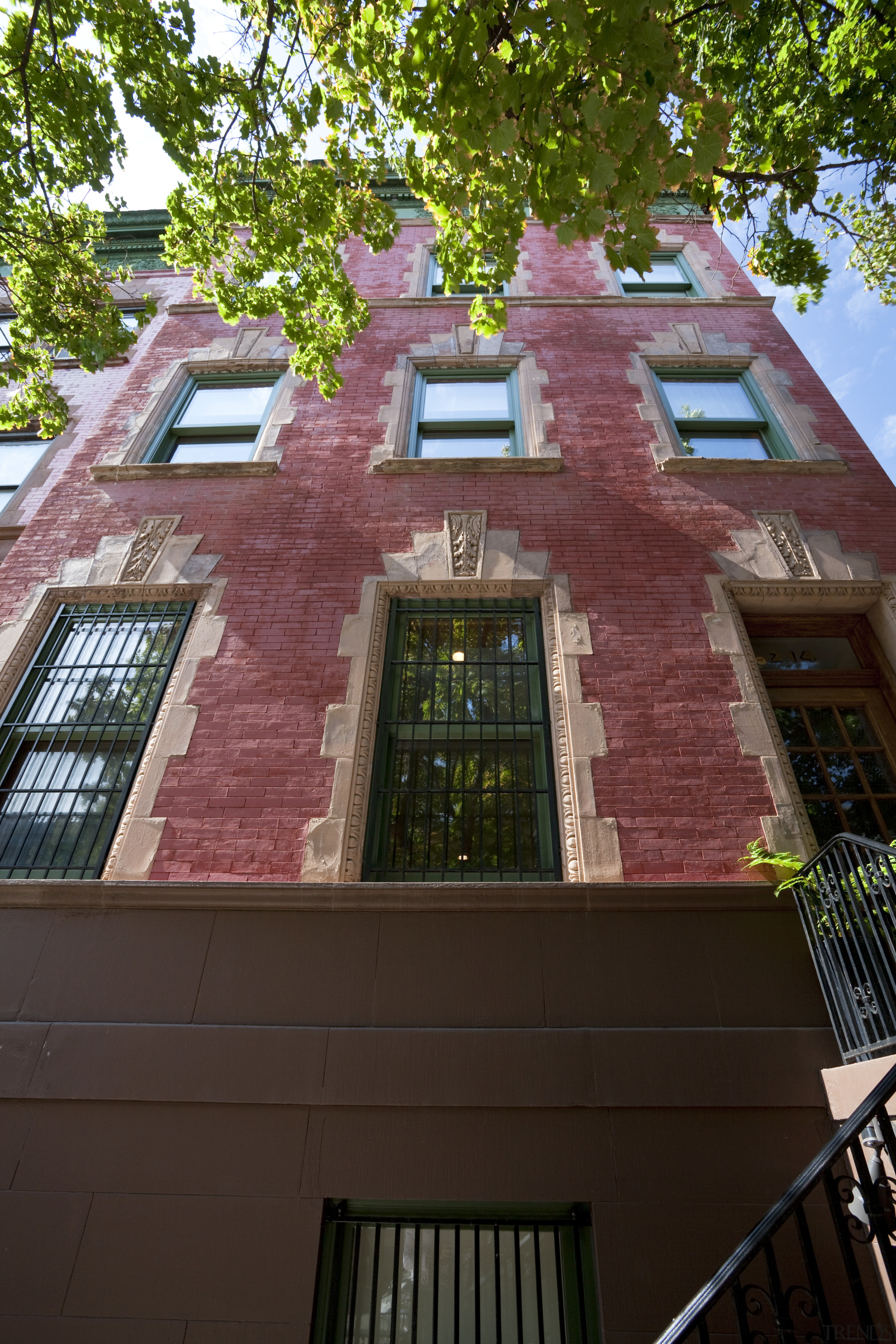 This house was remodeled by Architect Brian J. apartment, architecture, brick, building, facade, home, house, landmark, neighbourhood, property, real estate, residential area, roof, window, brown