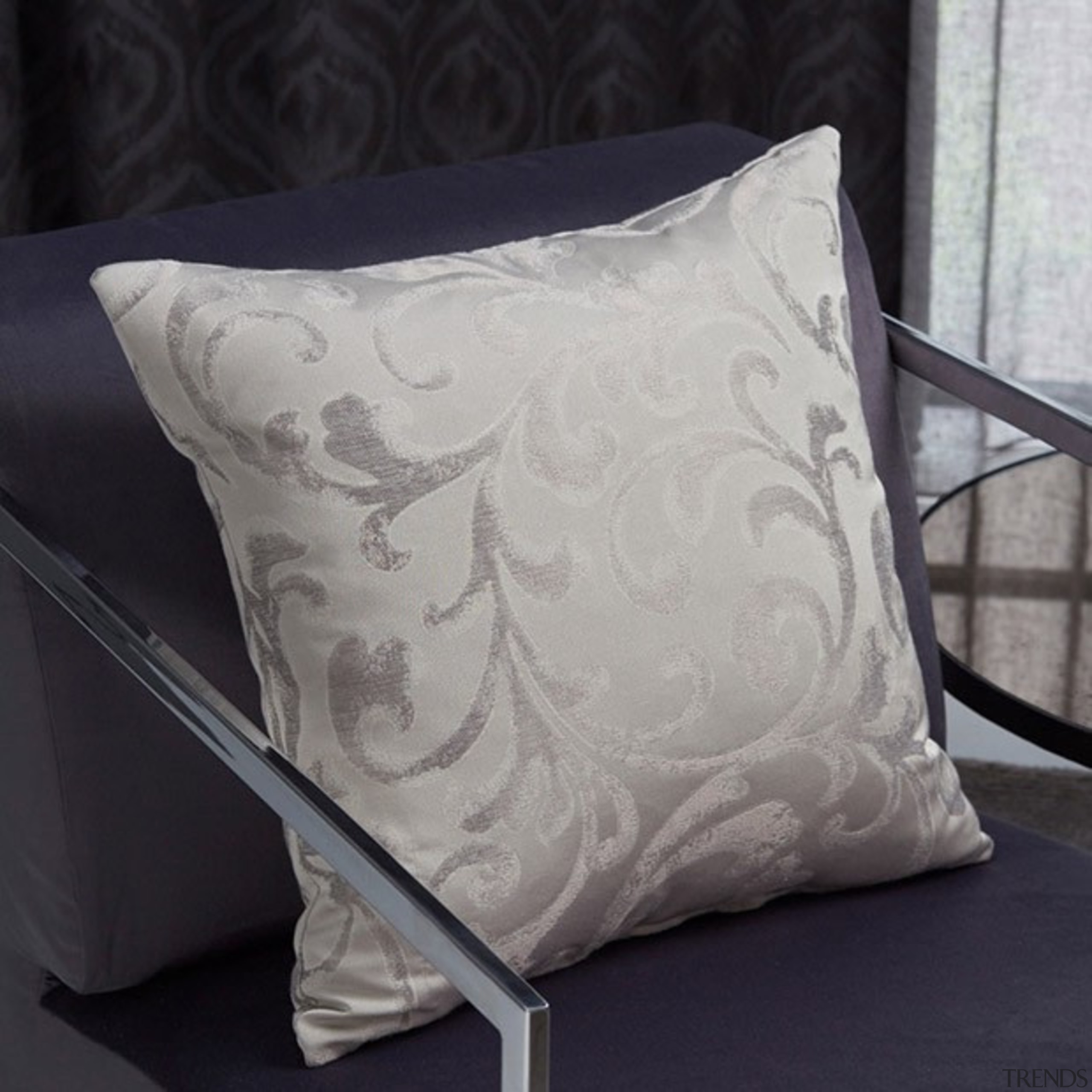 Antonia 4 - cushion | duvet cover | cushion, duvet cover, furniture, pillow, throw pillow, black, gray