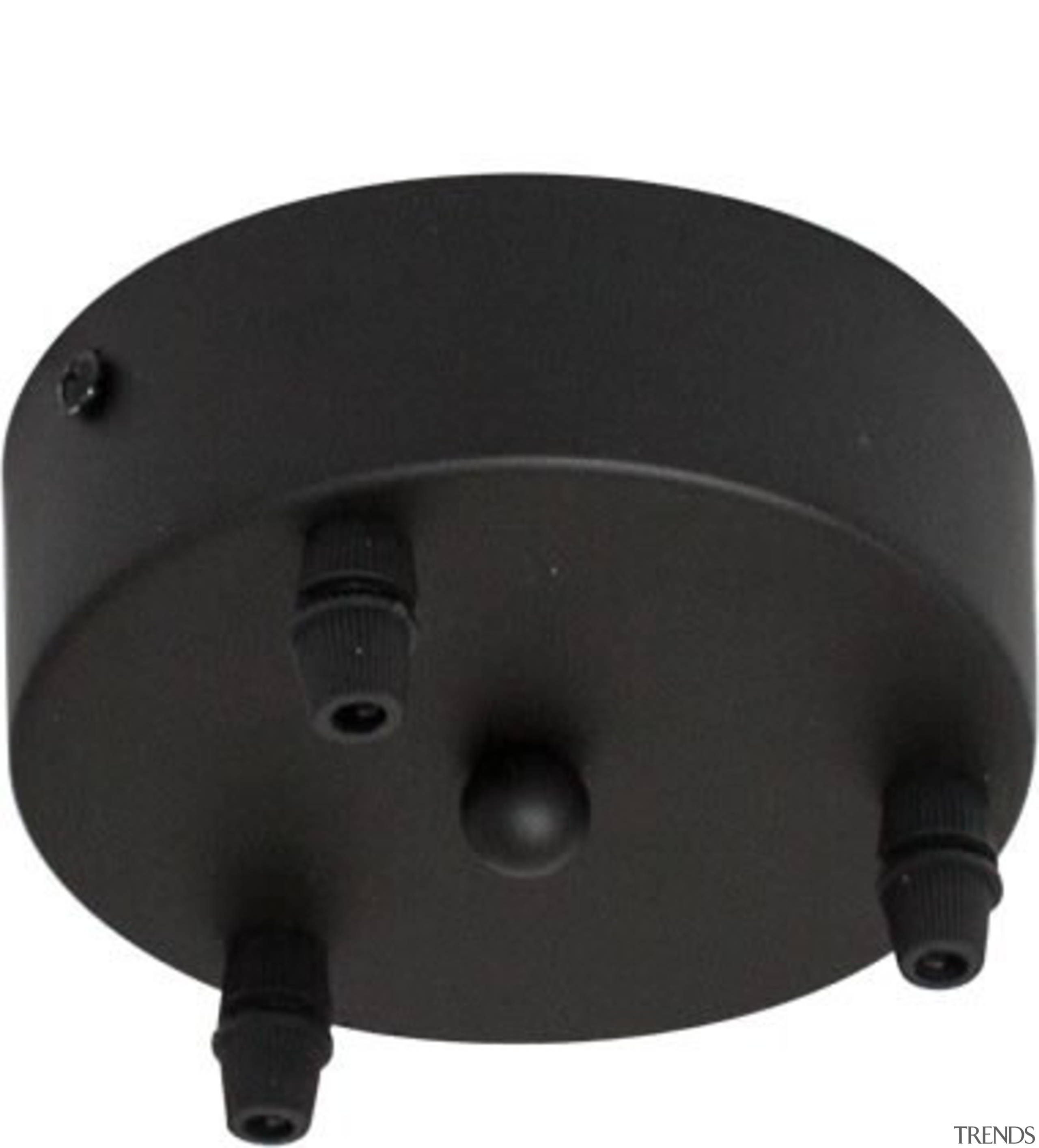 FeaturesThis accessory is a ceiling pan with 3 hardware, product design, black, white