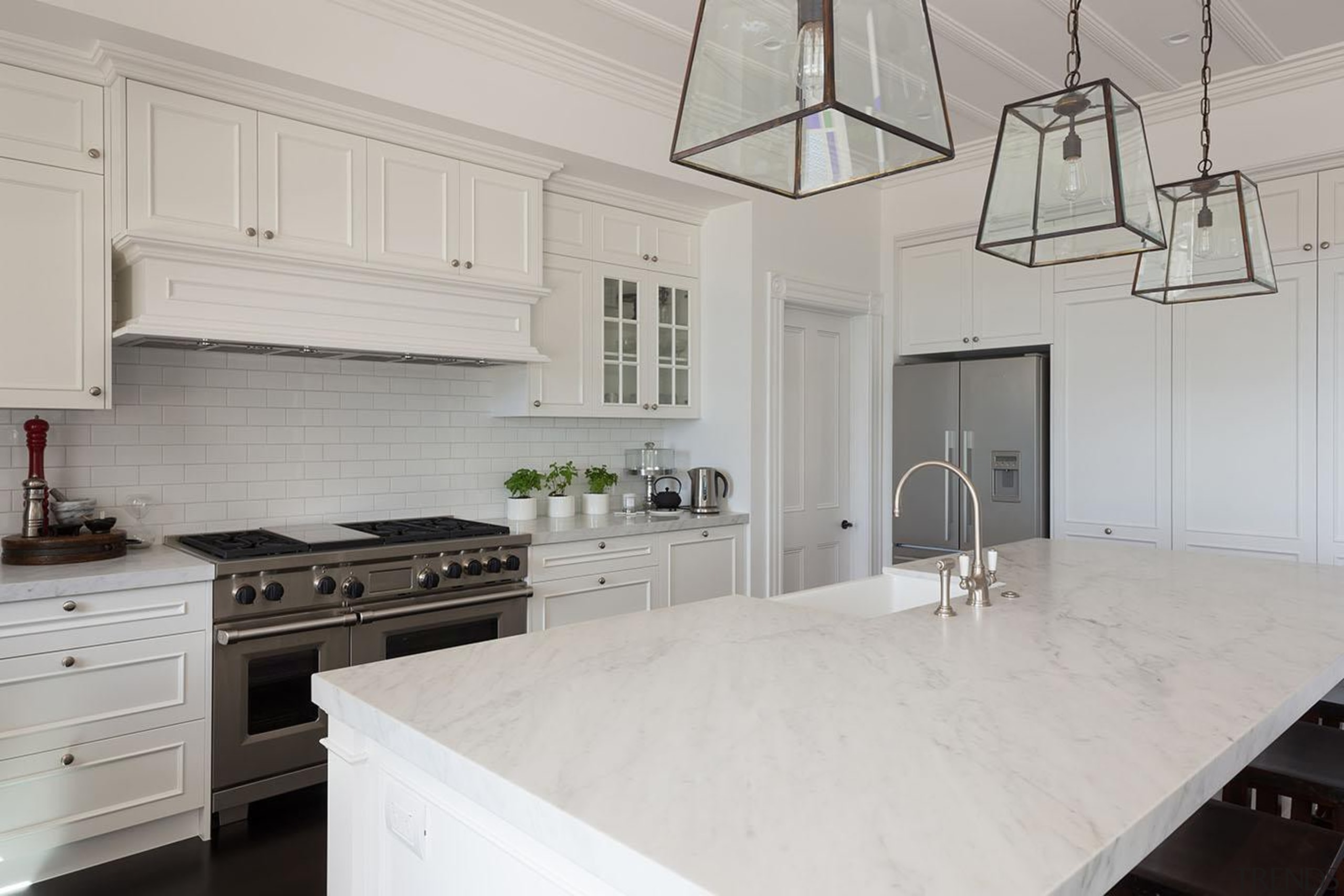 Winner – Best Traditional/Classic Kitchen Design- Winner – cabinetry, countertop, cuisine classique, floor, flooring, home, interior design, kitchen, room, gray