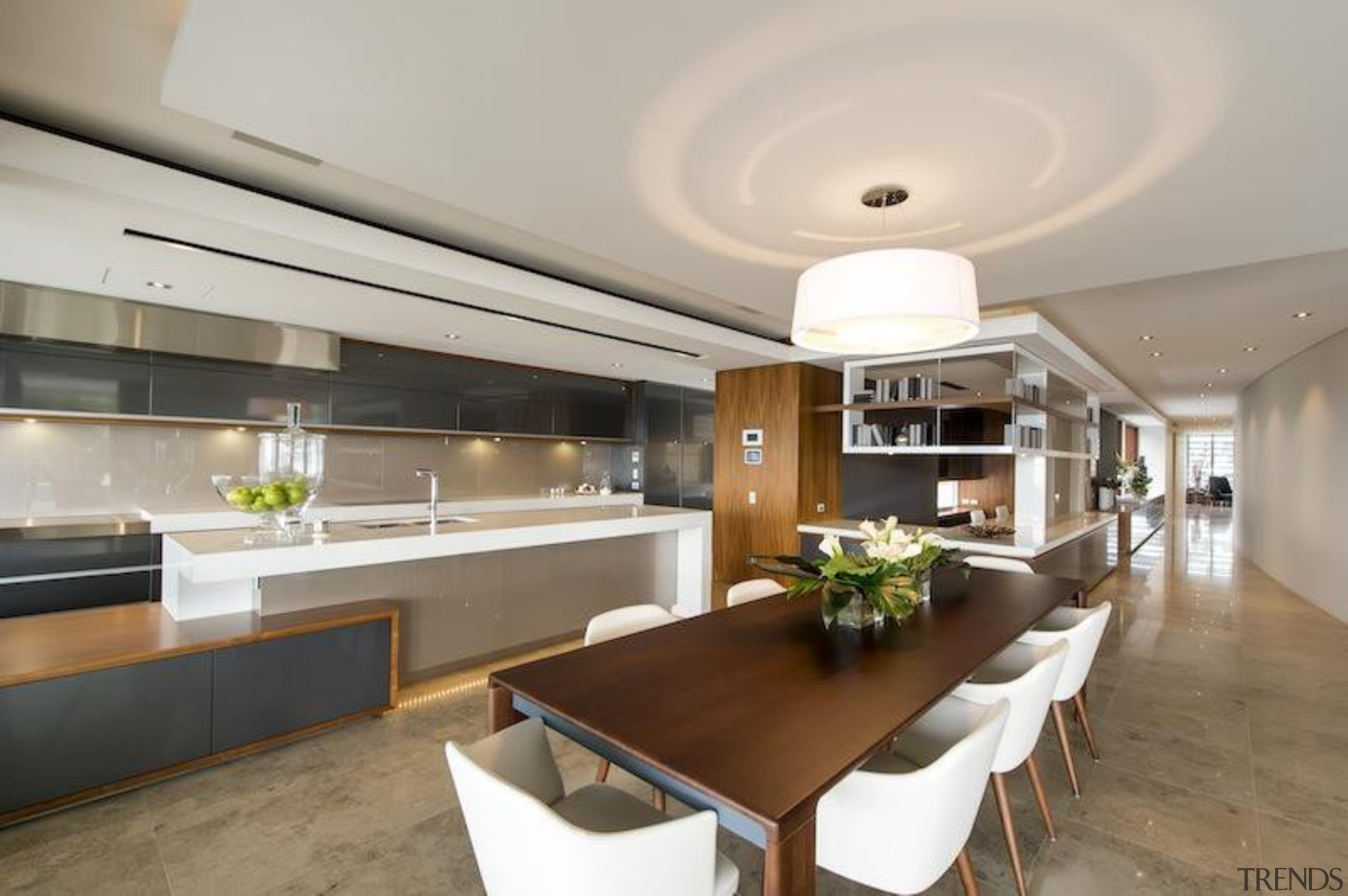 TIDA Australian Architect-Designed New Home - Highly Commended ceiling, countertop, interior design, kitchen, real estate, gray, brown