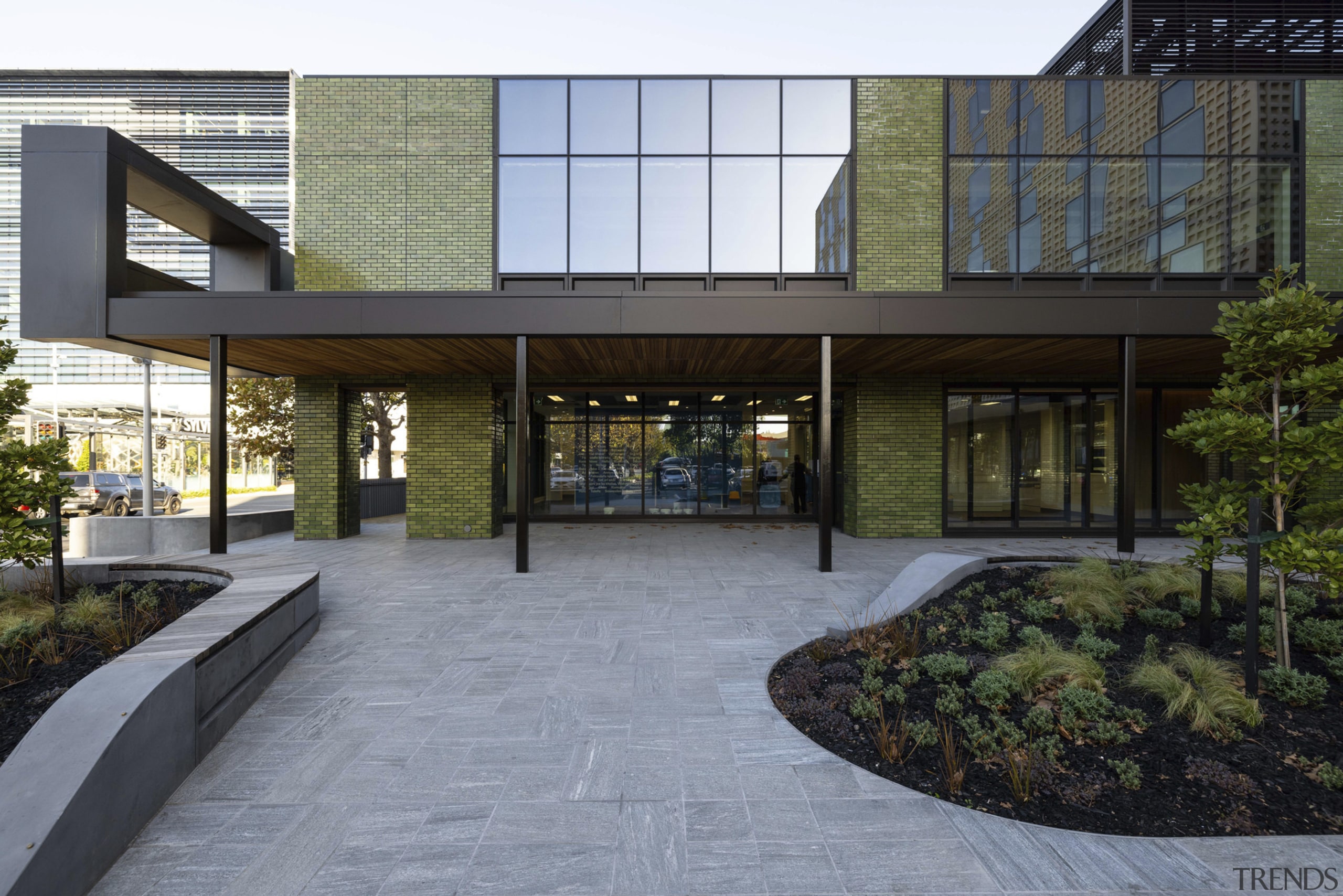 sThe landscape design maximised the greenness to refer 