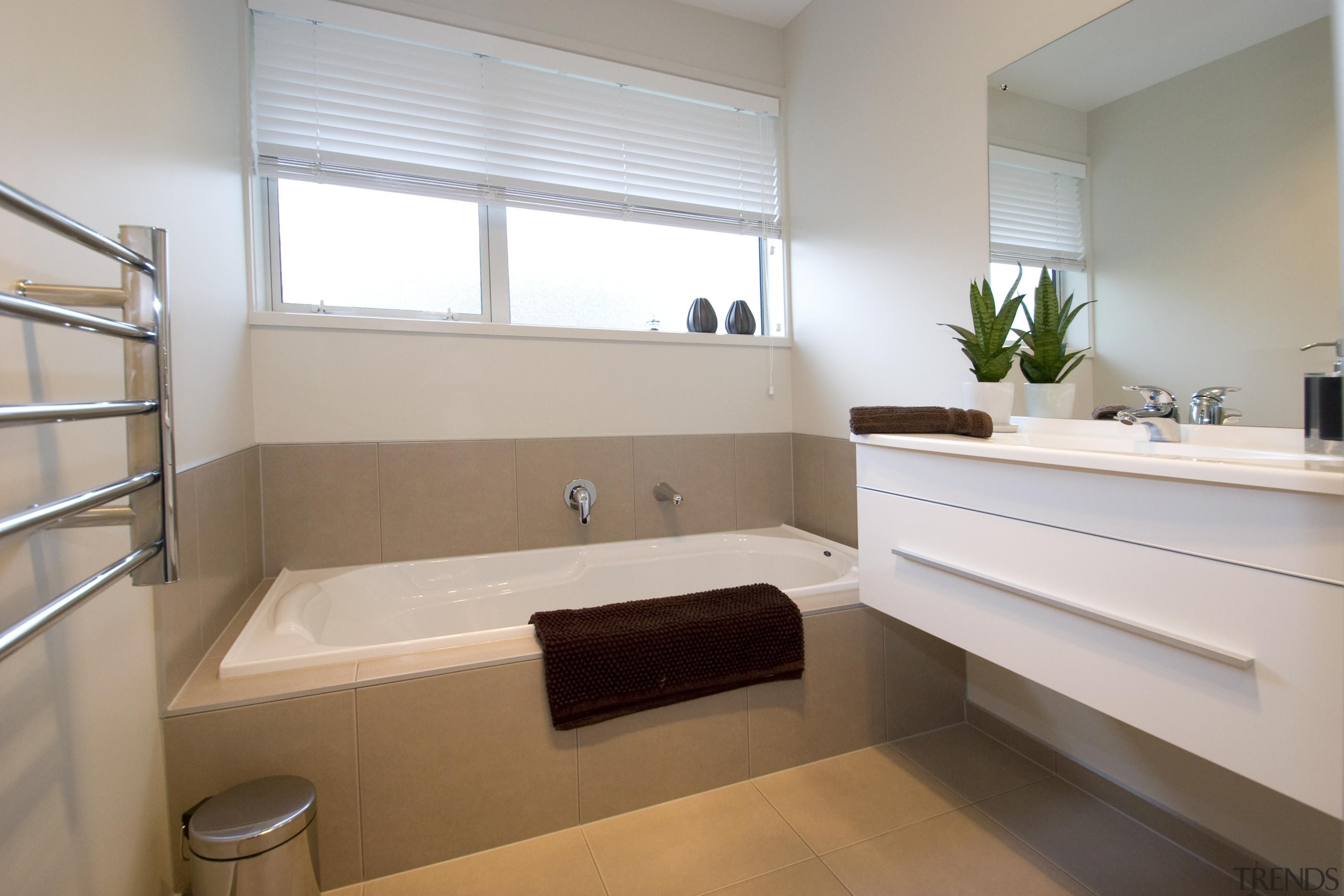 Bathroom ErhlerFor more information, please visit www.gjgardner.co.nz bathroom, floor, home, interior design, property, room, sink, window, gray