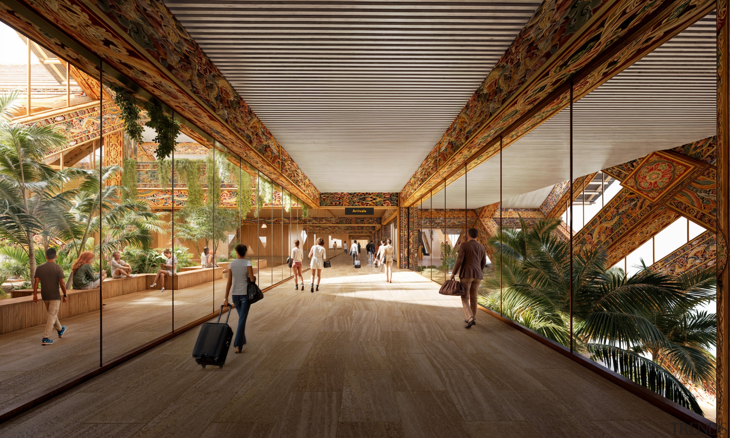Arrival corridor render. - Flight of fancy - 