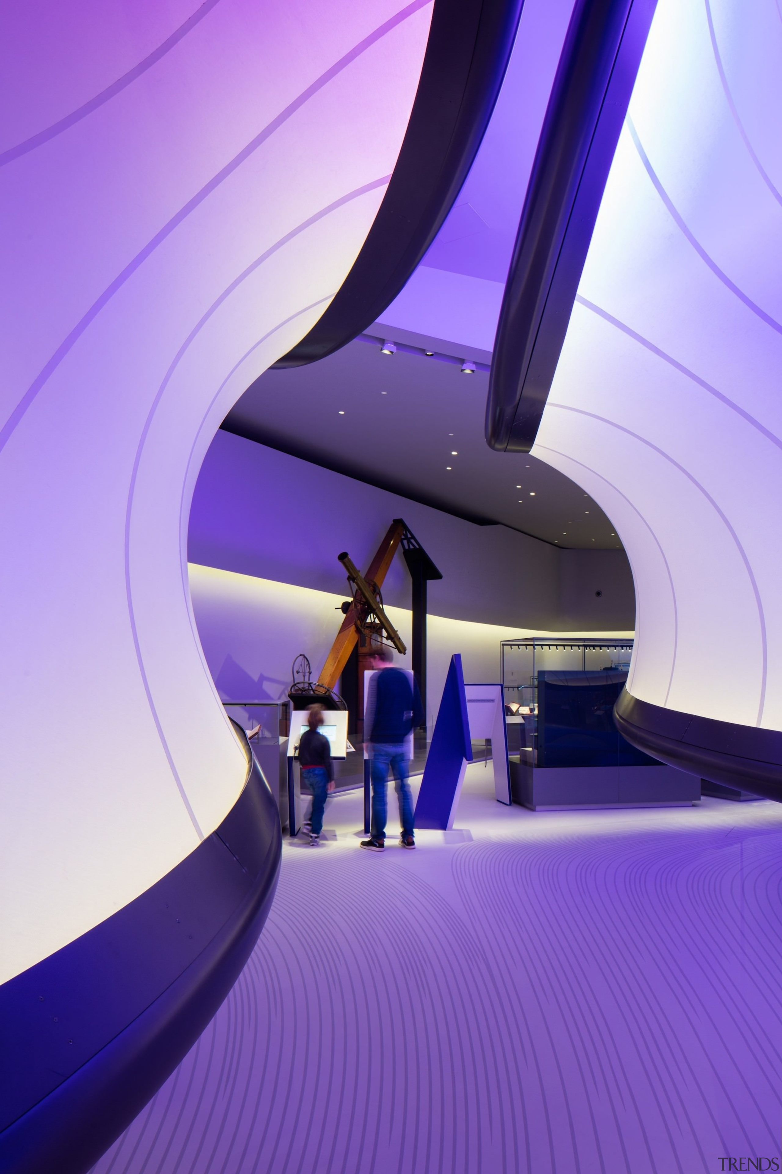 Zaha Hadid – Mathematics: The Winton Gallery – architecture, product design, purple, purple