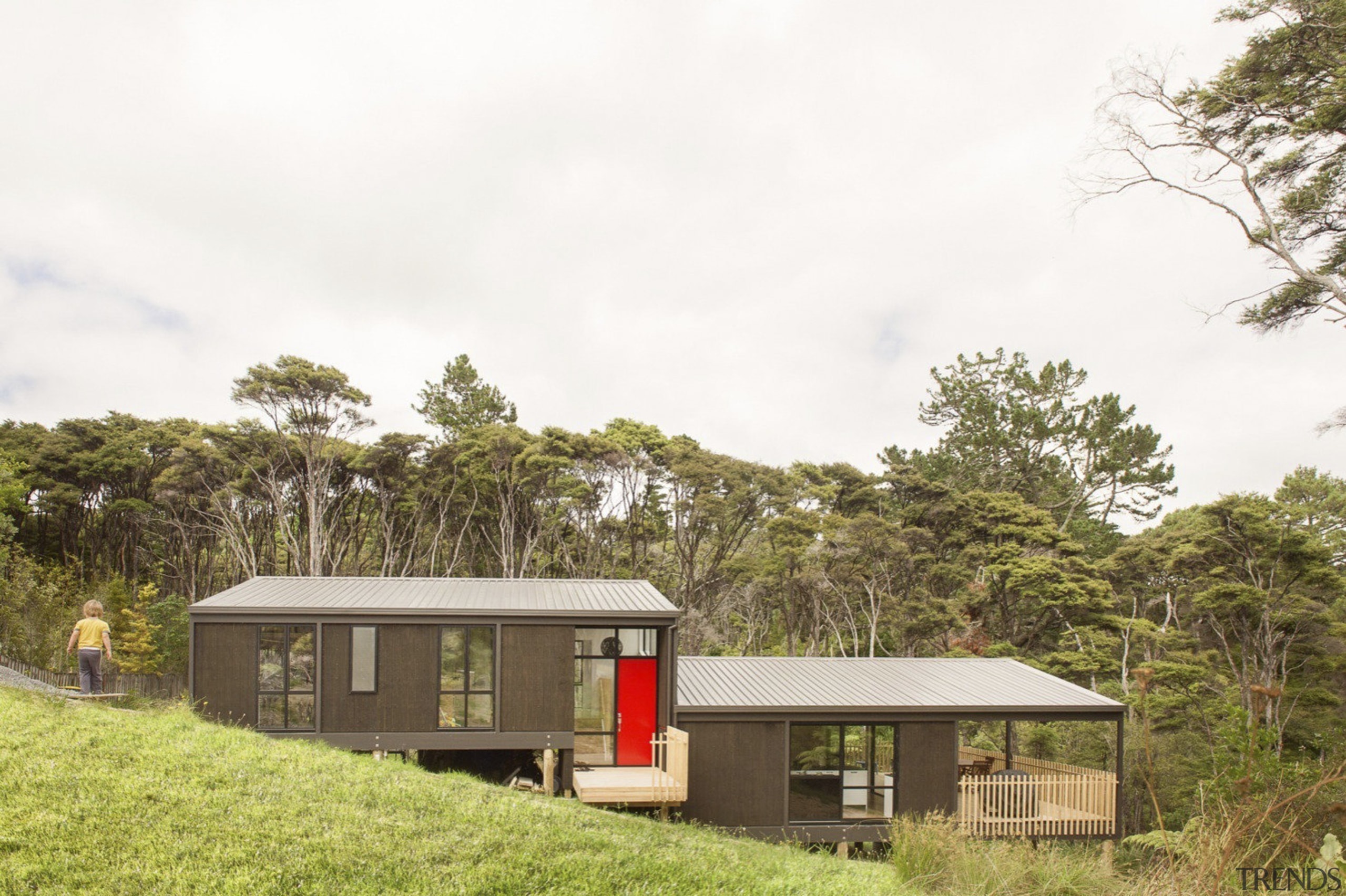 City meets country at Karaka Lakes - City architecture, cottage, estate, farmhouse, home, house, land lot, landscape, property, real estate, white, brown