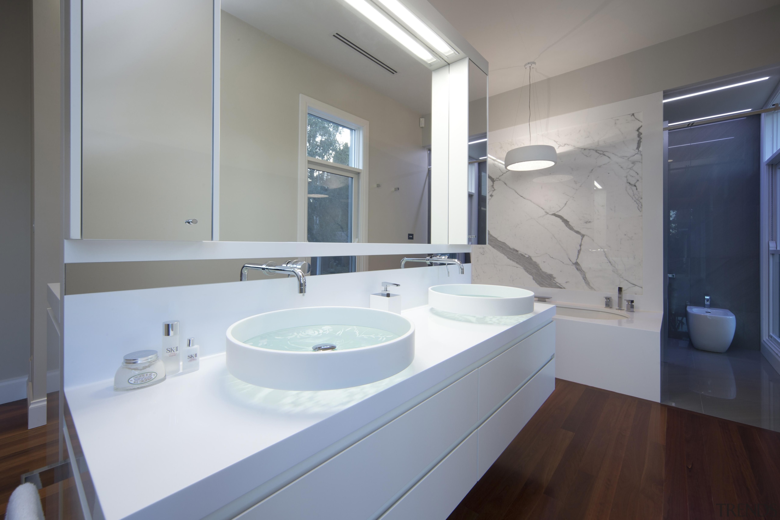 Winner Bathroom of the Year ACT Sthn NSW architecture, bathroom, bathroom accessory, bathroom cabinet, countertop, home, interior design, property, room, sink, gray