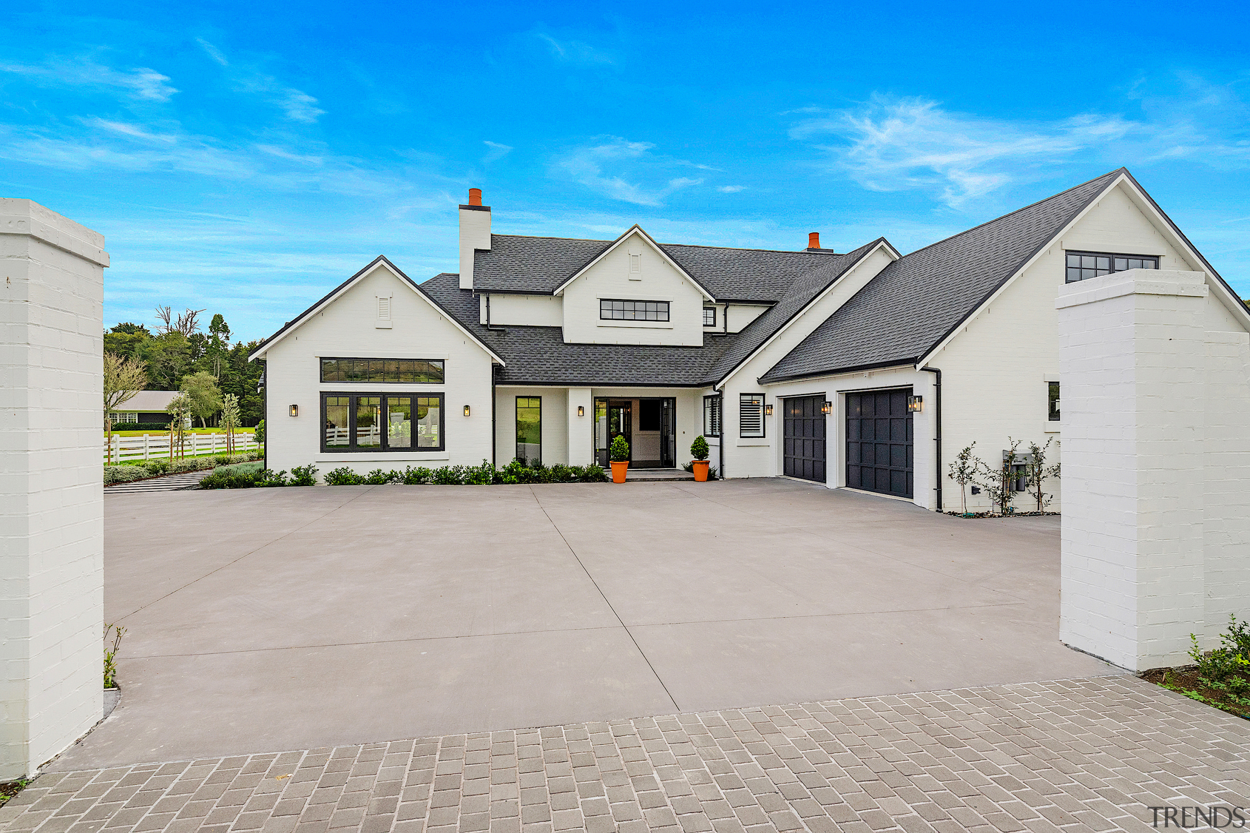 Street presence – the home offers quite the 