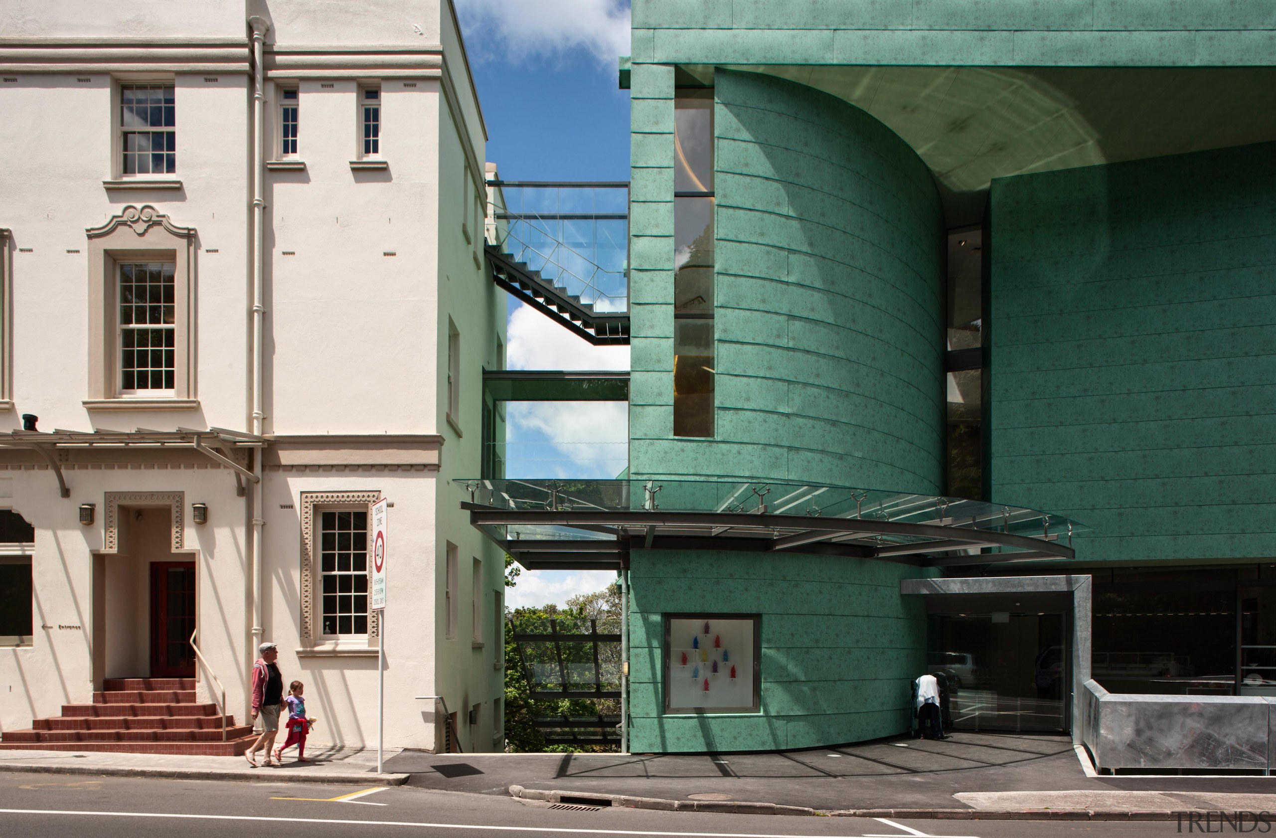 Warren and MahoneySpecial Purpose Property Award –Excellence Award architecture, building, city, facade, house, neighbourhood, residential area, street, town, window, teal