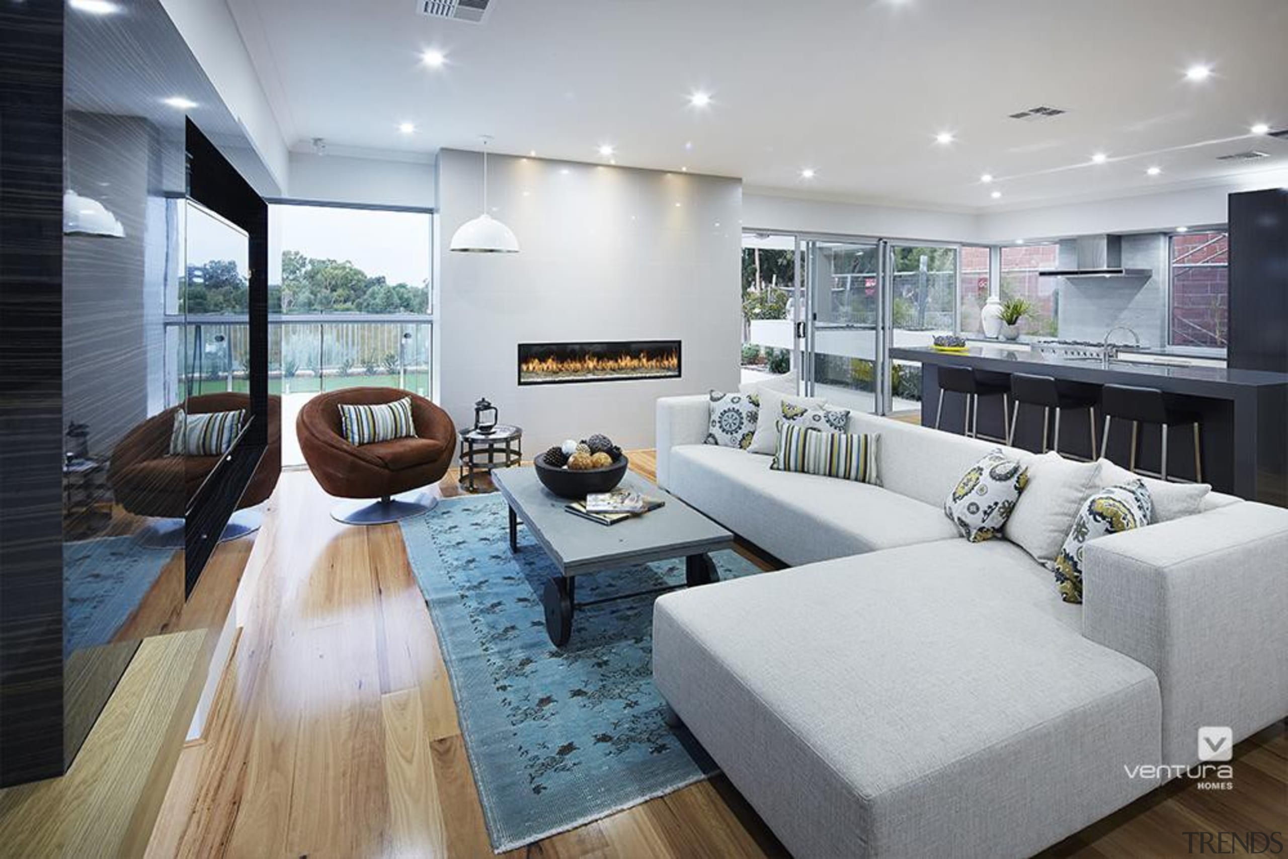 Living Room Design. - The Monterosso Two Storey house, interior design, living room, property, real estate, gray