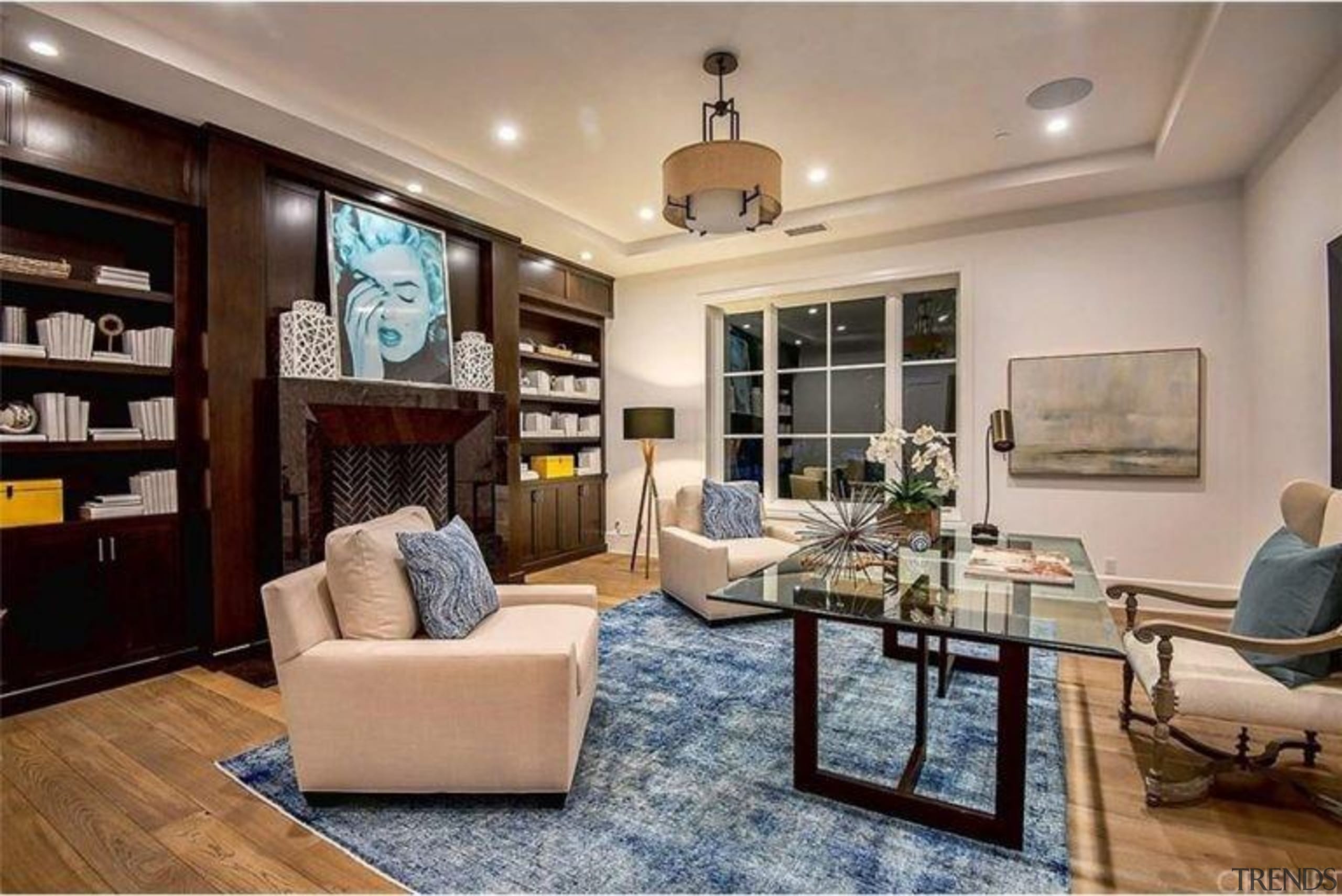 The Weeknd’s massive US$19.995 million mansion - The ceiling, home, interior design, living room, property, real estate, room, gray