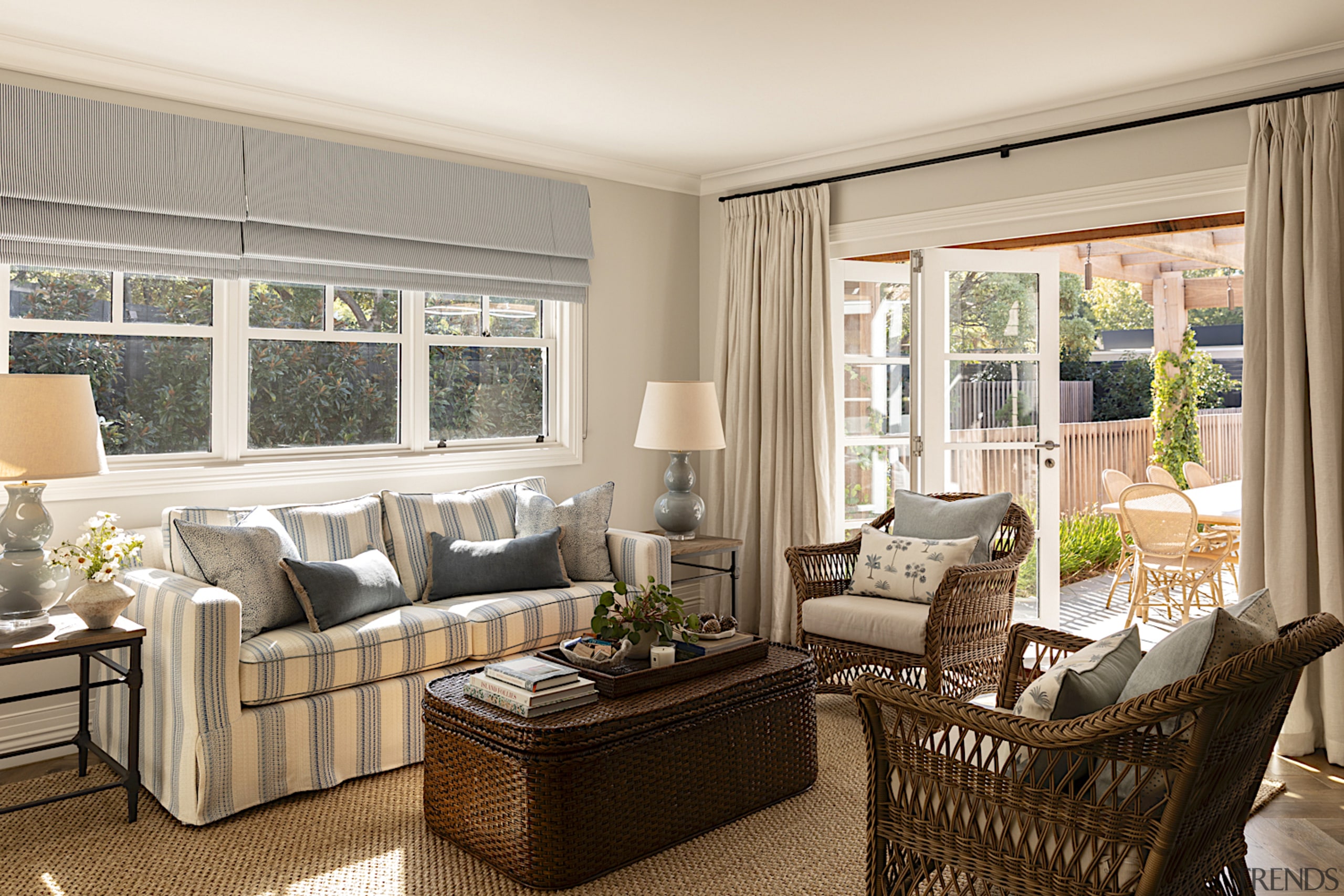 Multi-purpose room at rear, side of home with 