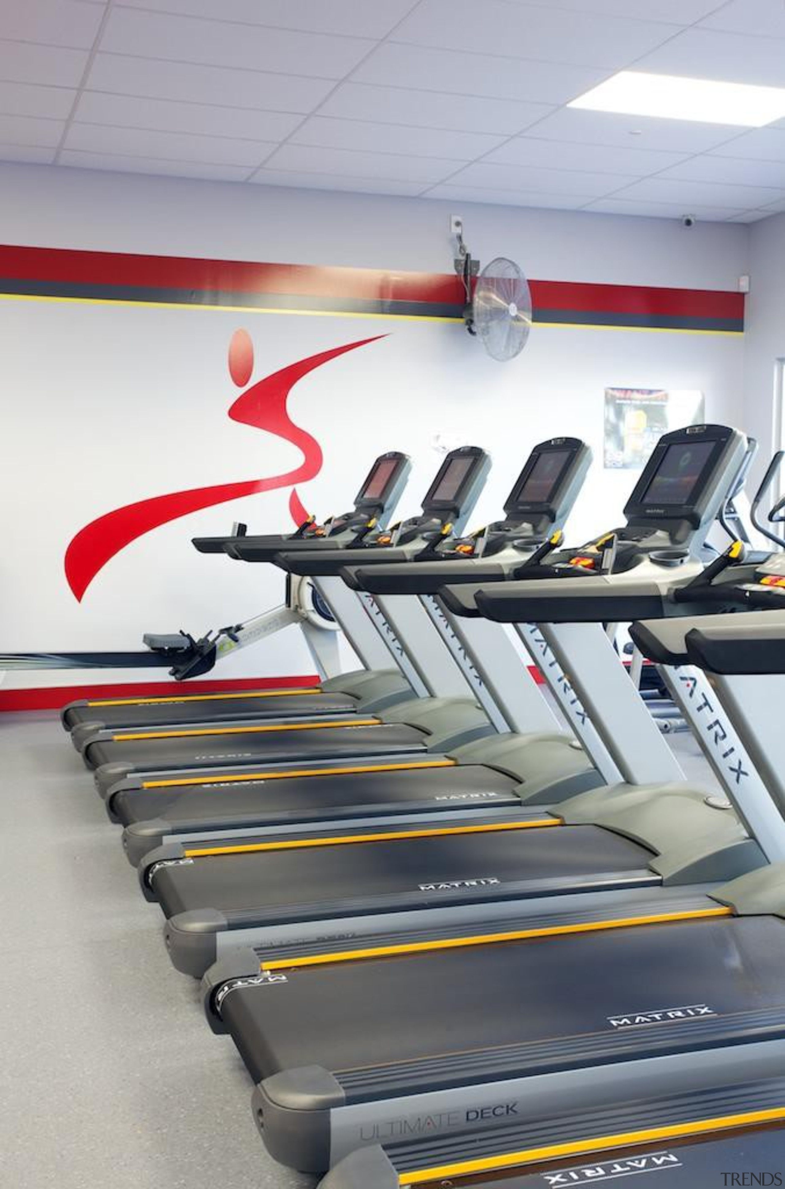 As commercial cleaning specialist’s, we have a highly exercise machine, floor, gym, product design, room, sport venue, structure, treadmill, gray, white