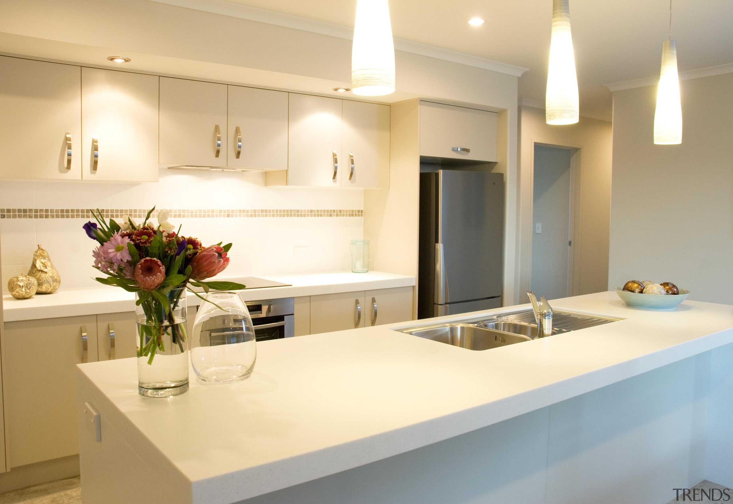 For more information, please visit www.gjgardner.co.nz countertop, interior design, kitchen, property, real estate, room, yellow, orange