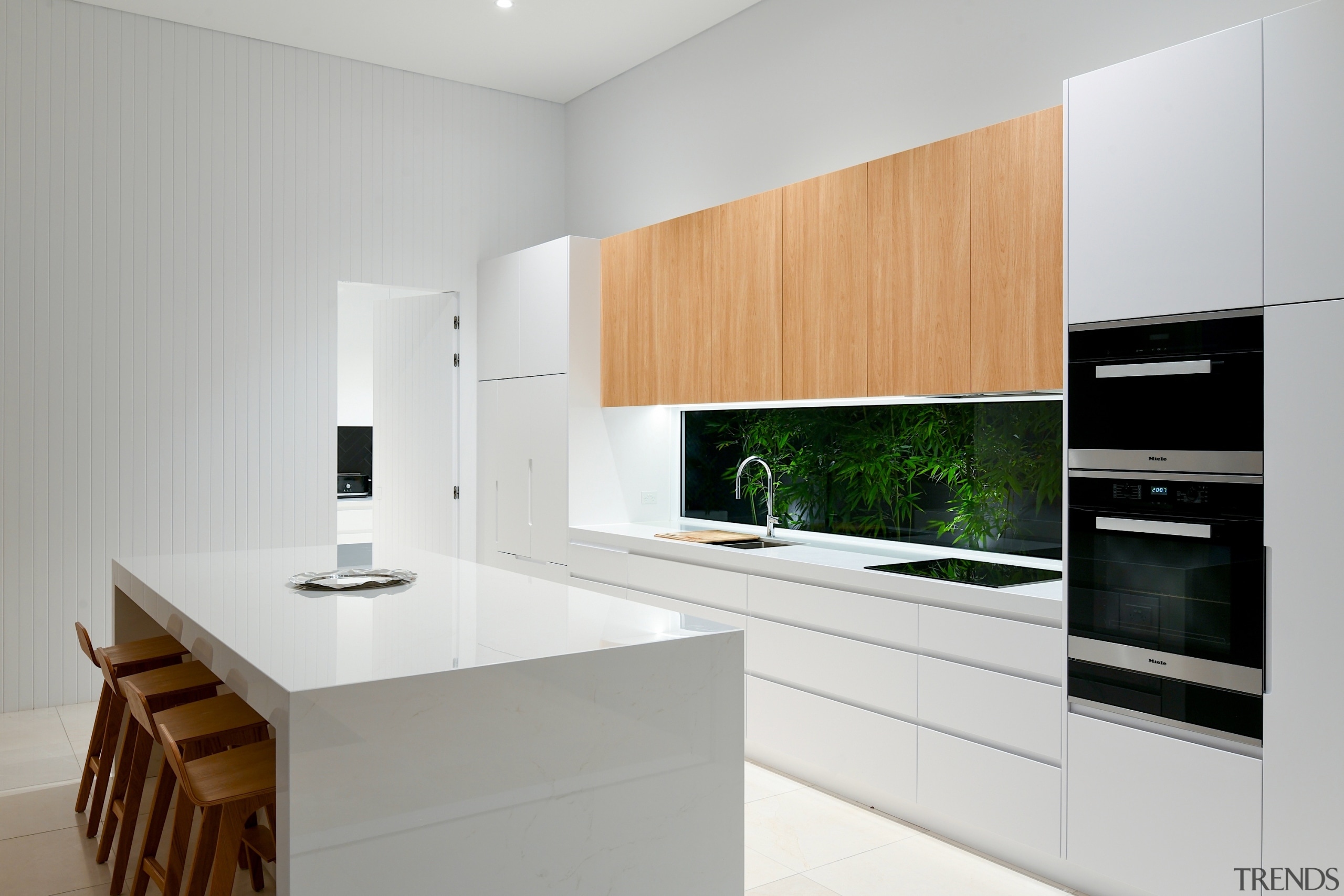 Making a splash with your splashback – this architecture, building, cabinetry, countertop, cupboard, floor, furniture, home, home appliance, house, interior design, kitchen, kitchen appliance, kitchen stove, major appliance, material property, plywood, property, real estate, room, small appliance, table, gray