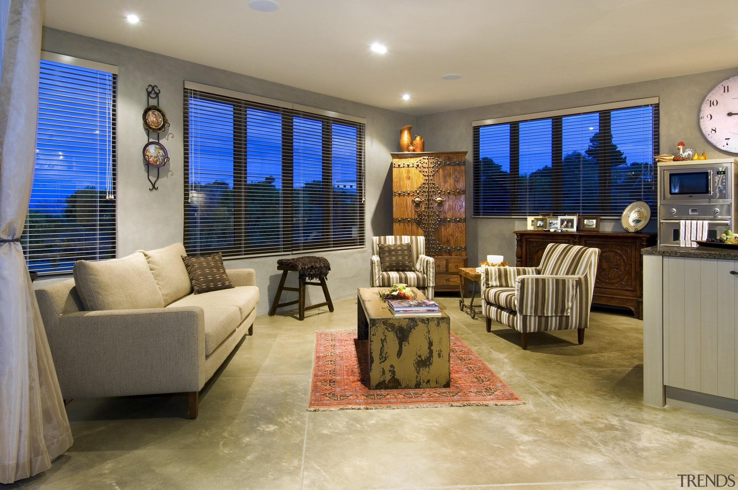 167mangawhai 9 - mangawhai_9 - estate | home estate, home, interior design, living room, property, real estate, room, orange, brown