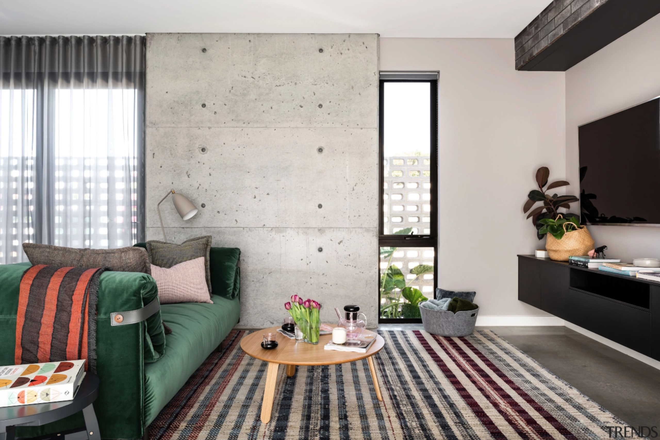Interior design trends 2019 – what’s in and apartment, architecture, bedroom, building, ceiling, coffee table, curtain, floor, flooring, furniture, green, hardwood, home, house, interior design, living room, loft, property, real estate, room, suite, table, wall, window covering, window treatment, gray