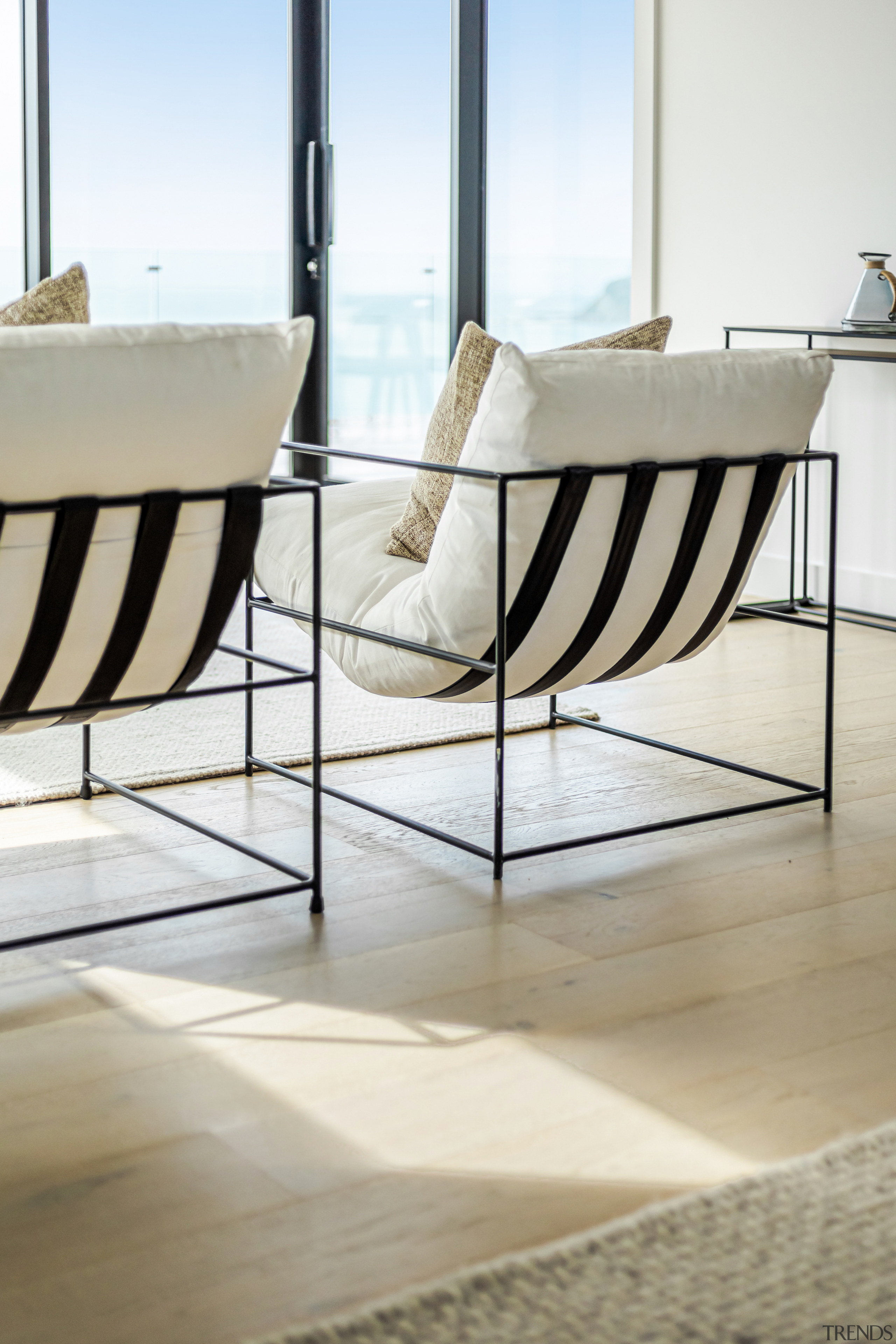 Laurent Frame Chairs in Cream. - Nothing is 