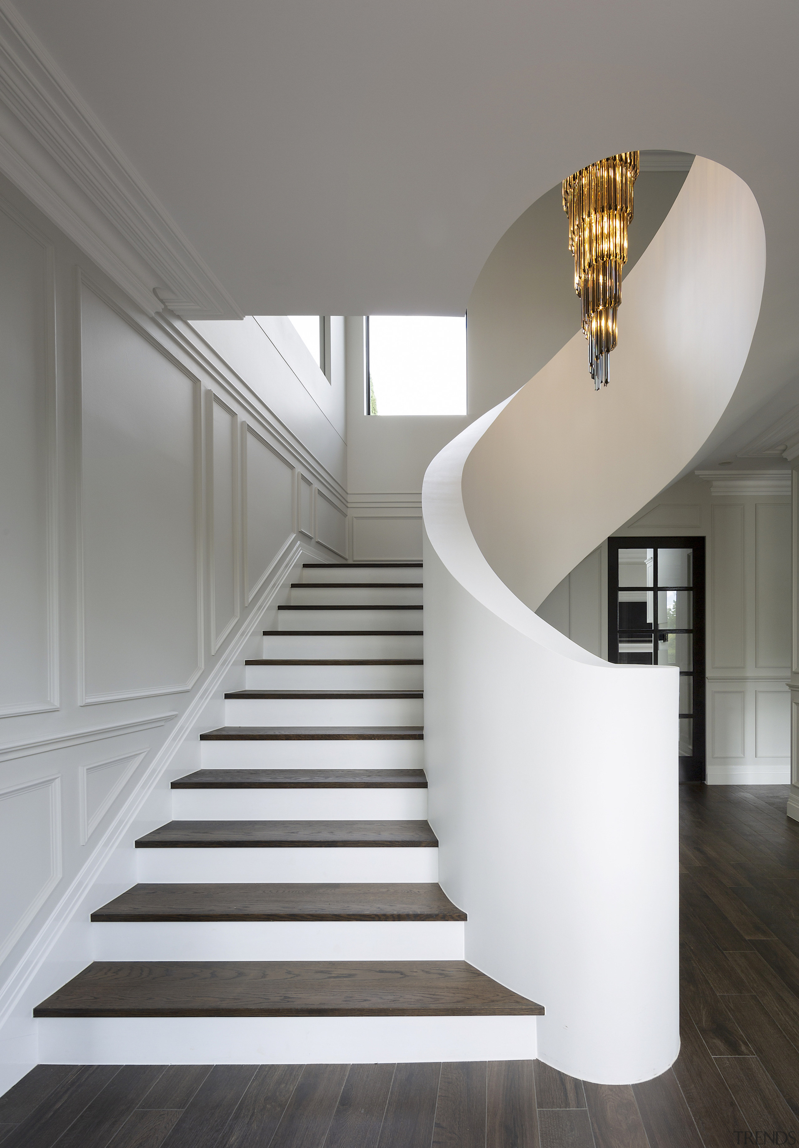 The feature central staircase – classic to the 