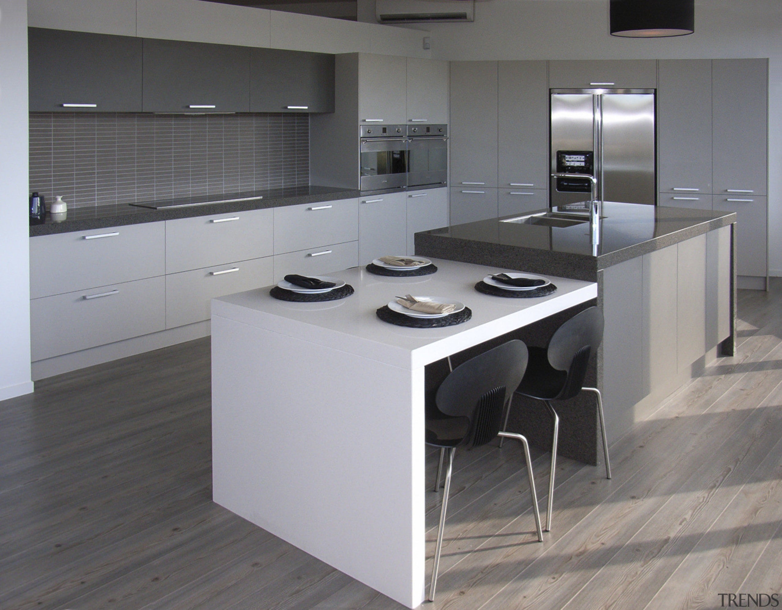 See before you buy Pridex Kitchens provides 3D countertop, cuisine classique, floor, flooring, interior design, kitchen, product design, gray