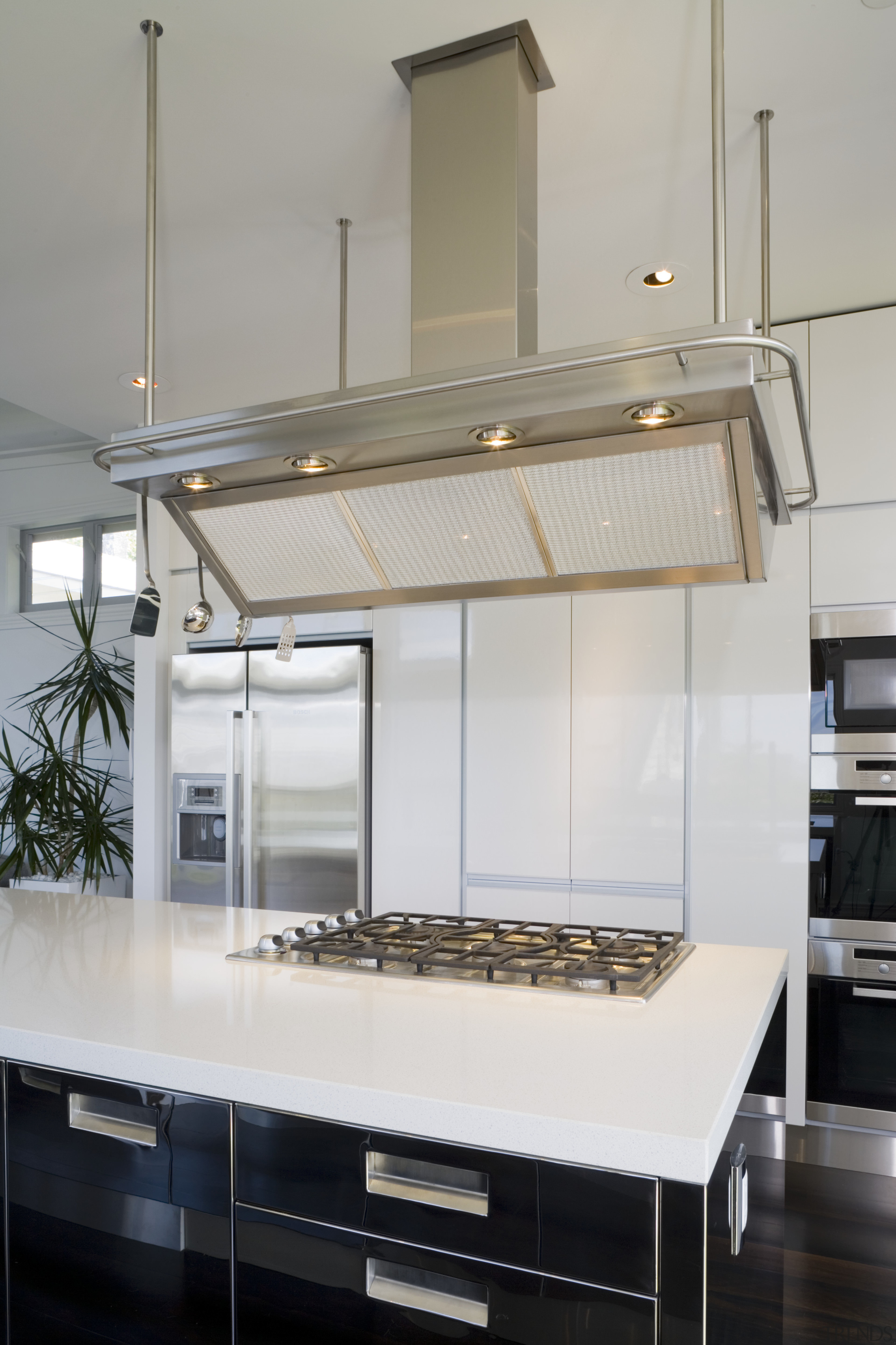 View of kitchen by John kitchenmakers. - View countertop, interior design, kitchen, product design, gray