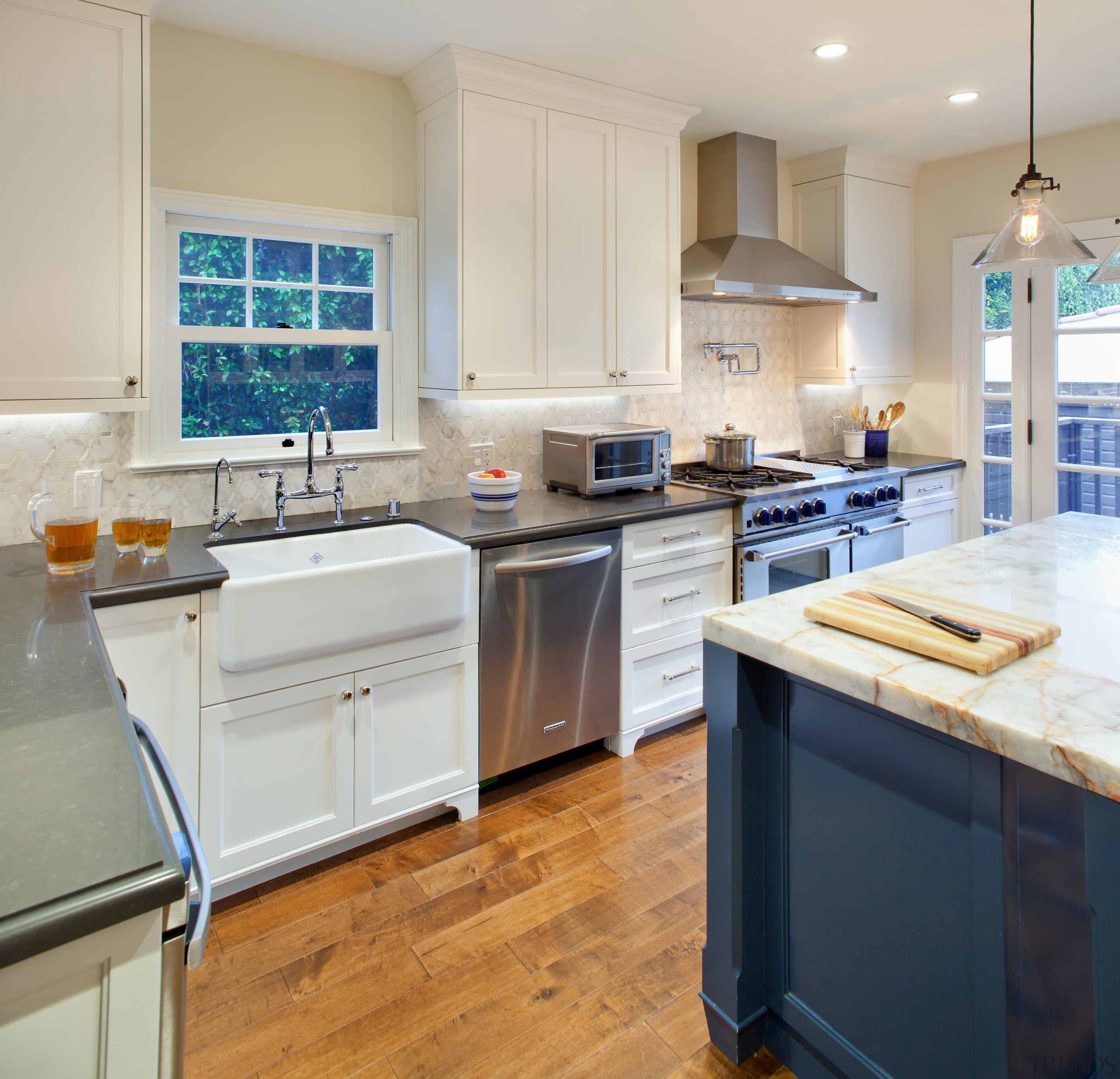 Traditional kitchen remodel - Traditional kitchen remodel - cabinetry, countertop, cuisine classique, floor, flooring, hardwood, interior design, kitchen, real estate, room, gray