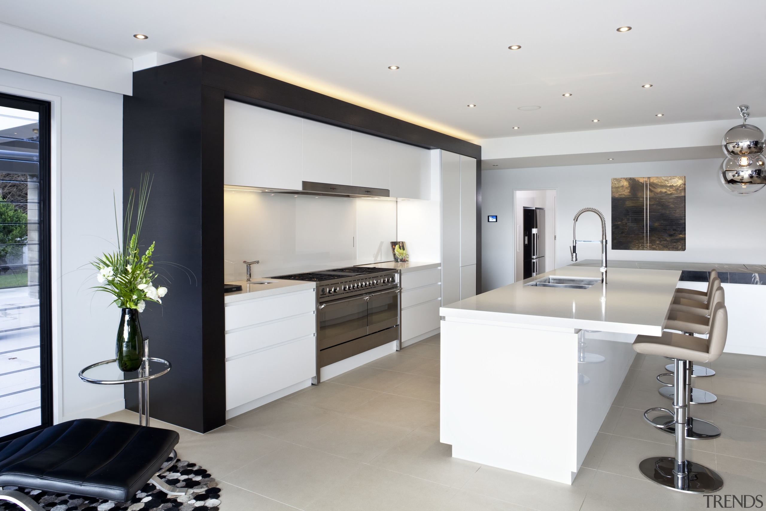 Kitchen designed by Leonie Von Sturmer of Von interior design, kitchen, white