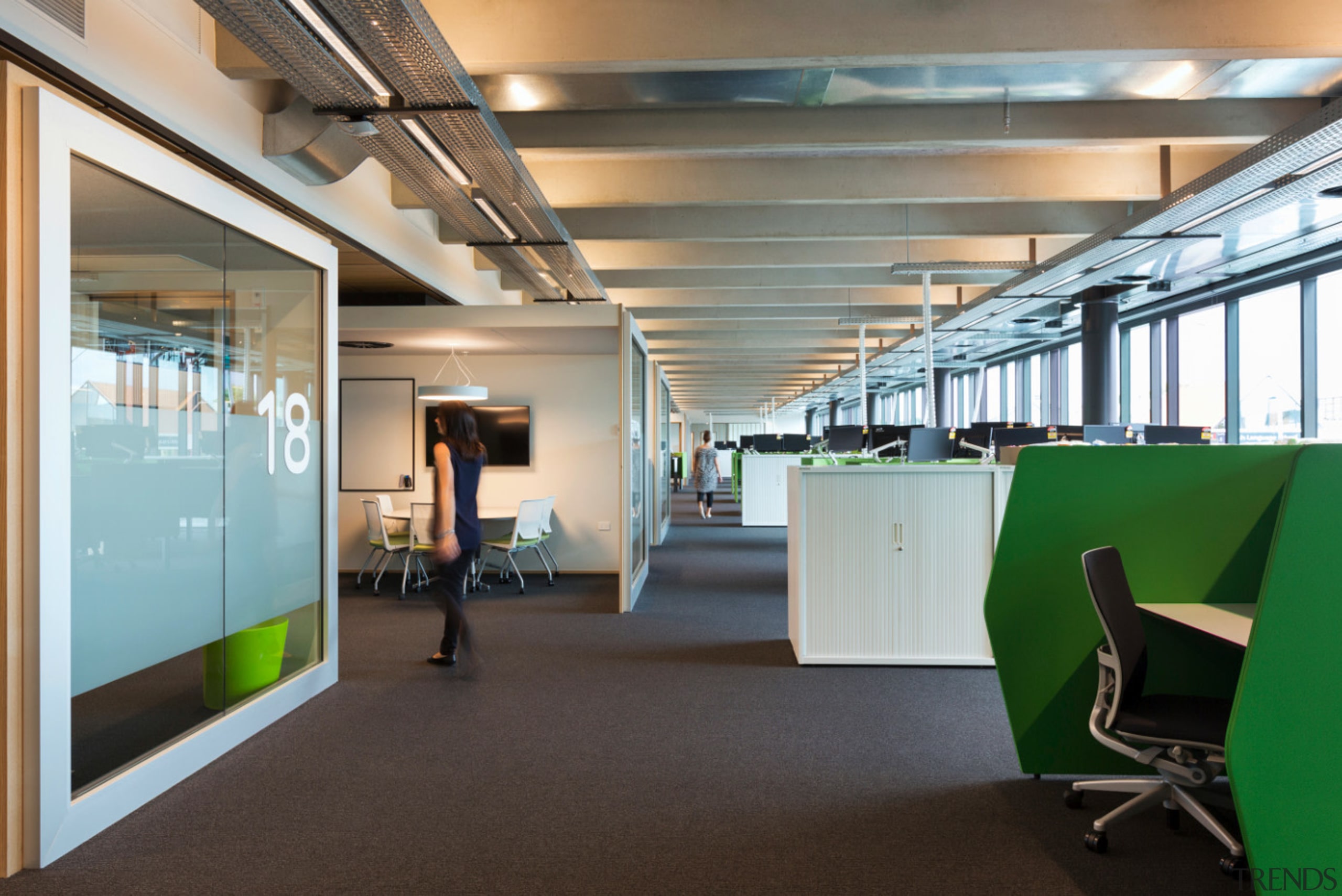 Trustpower's New Headquarters - architecture | ceiling | architecture, ceiling, flooring, interior design, office, gray