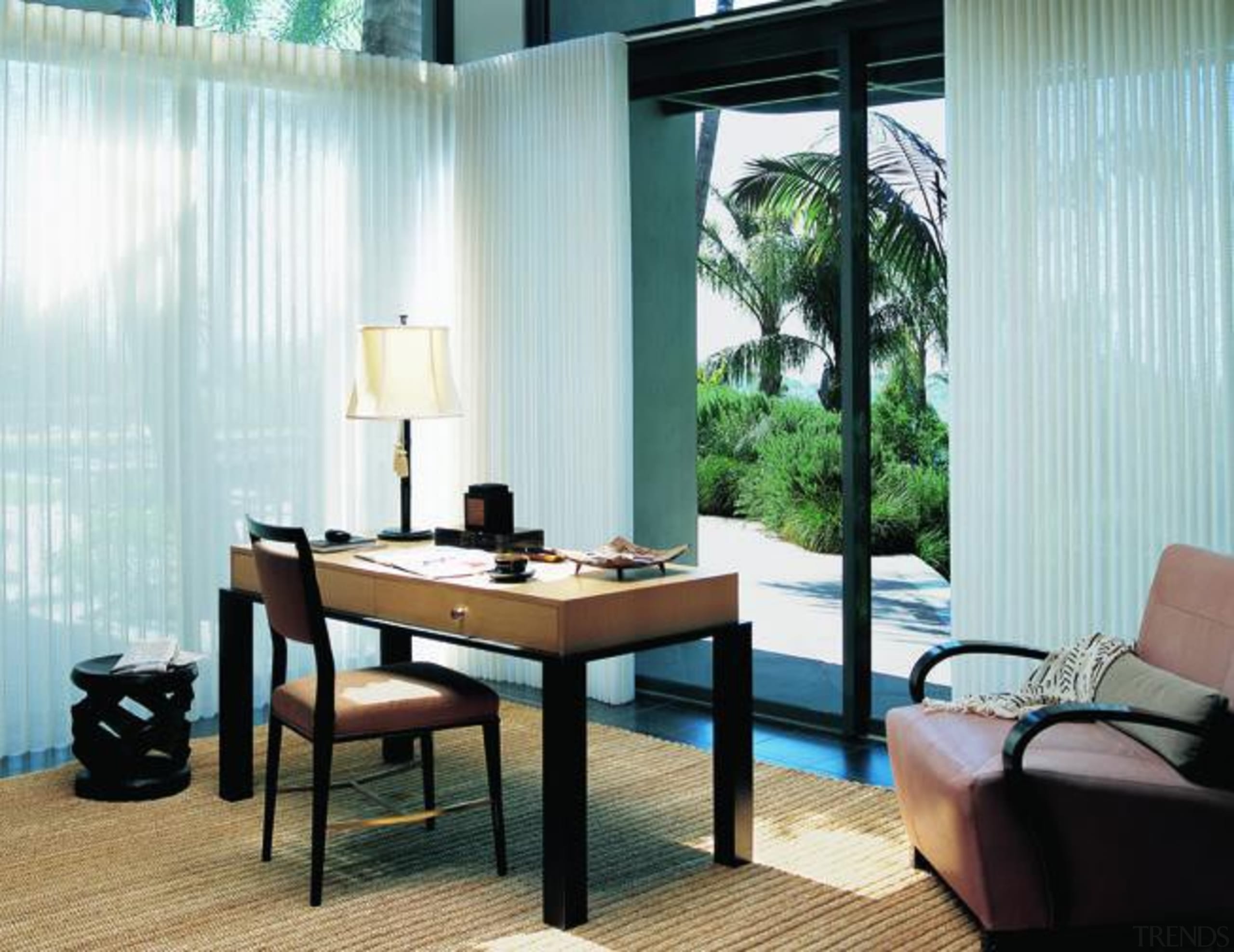 luxaflex luminette privacy sheers - luxaflex luminette privacy dining room, furniture, interior design, living room, shade, table, window, window covering, window treatment, white