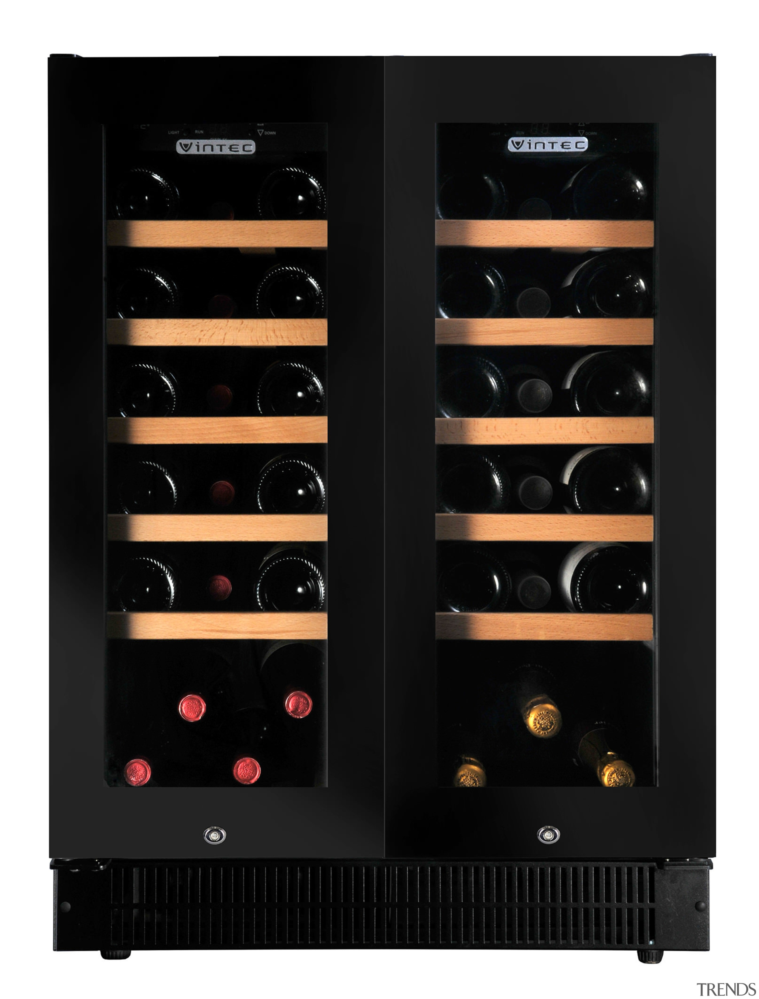 A collection of fine wine shouldnt be relegated home appliance, product, black