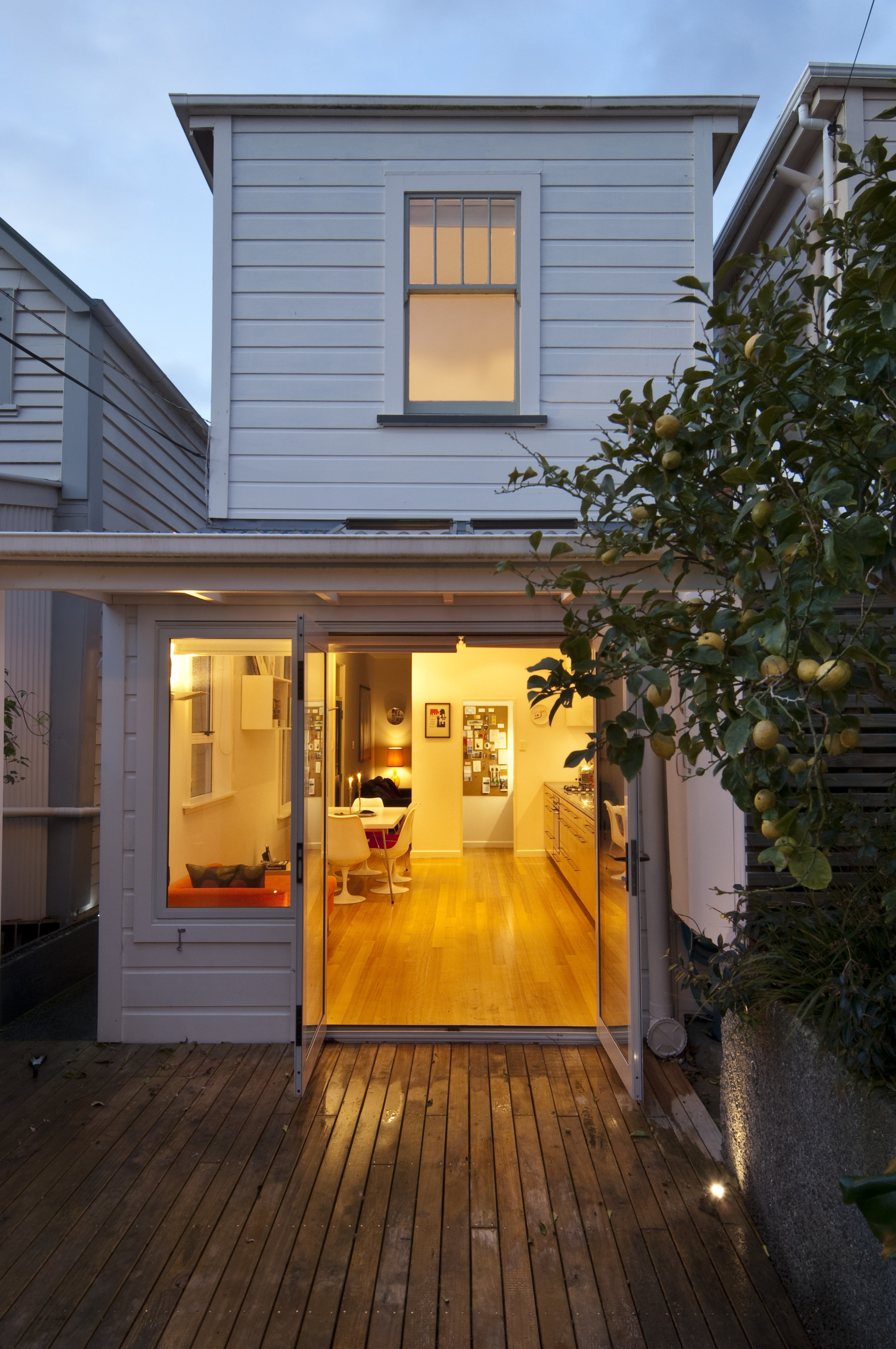 This home was renovated by Tse:Wallace Architects. Here architecture, building, facade, home, house, property, real estate, residential area, siding, window, brown