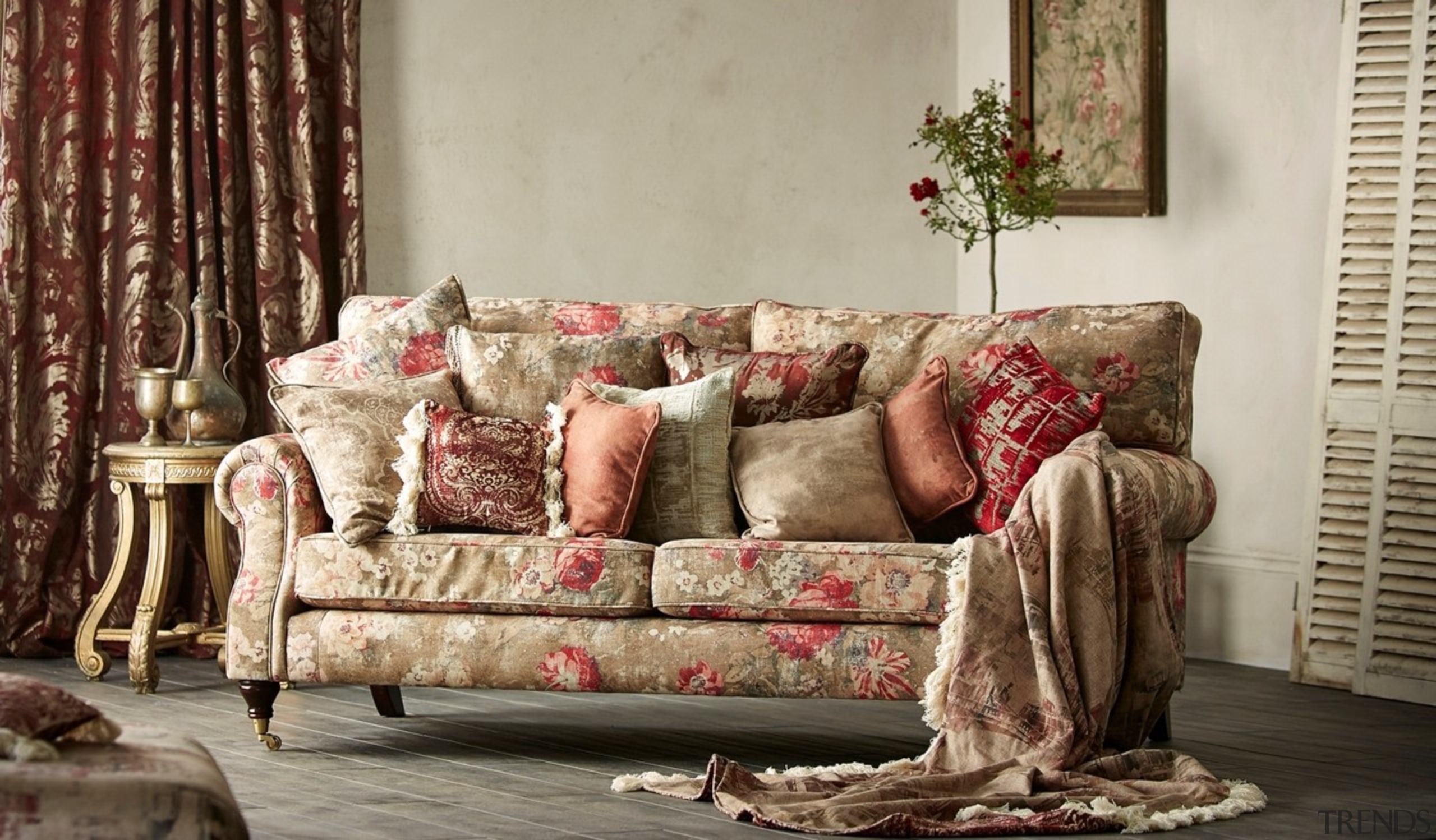 Renaissance 3 - Renaissance 3 - chair | chair, couch, flooring, furniture, home, interior design, living room, loveseat, room, textile, window, window treatment, gray, brown