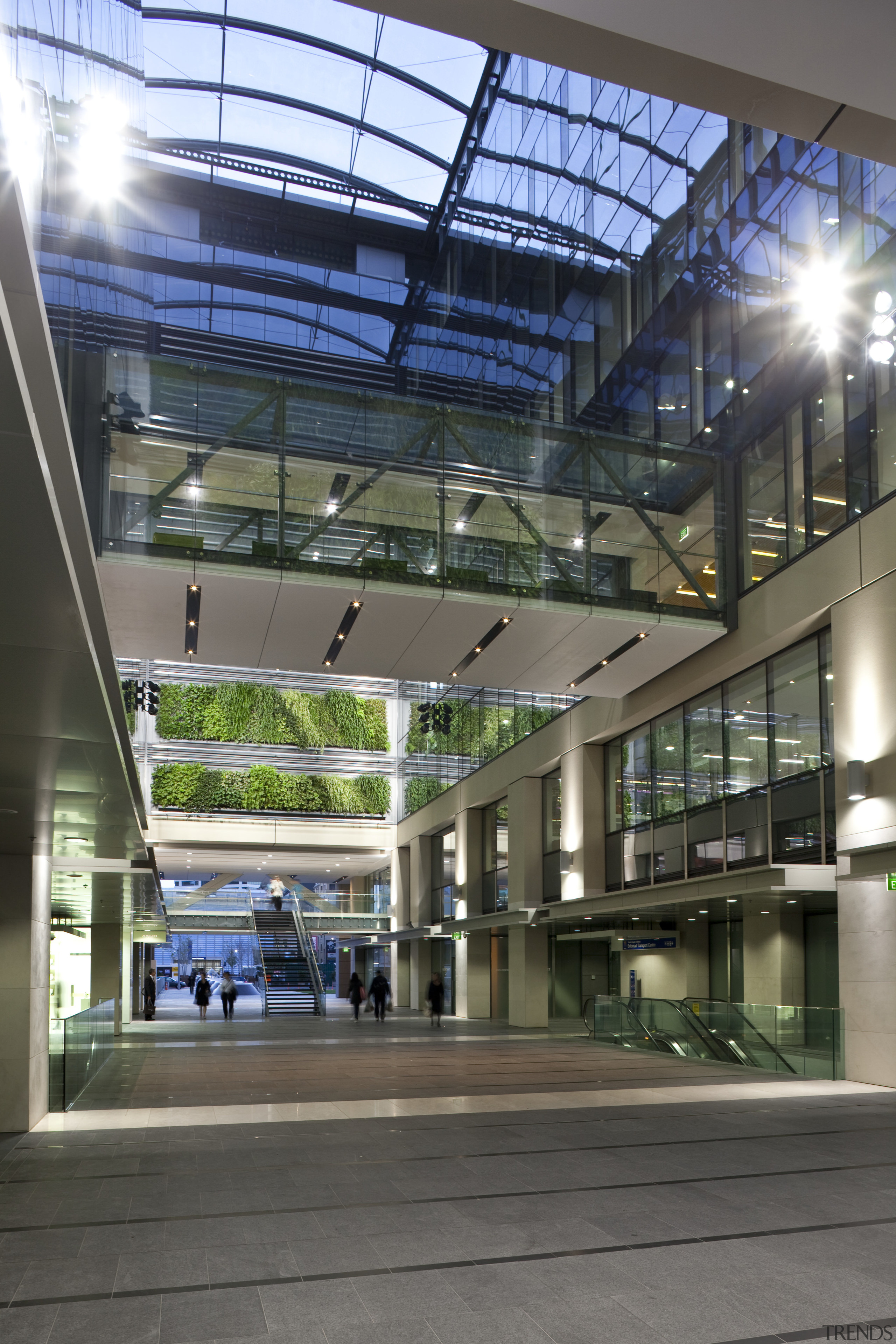 View of the Britomart East development. - View architecture, building, corporate headquarters, daylighting, metropolitan area, mixed use, shopping mall, gray