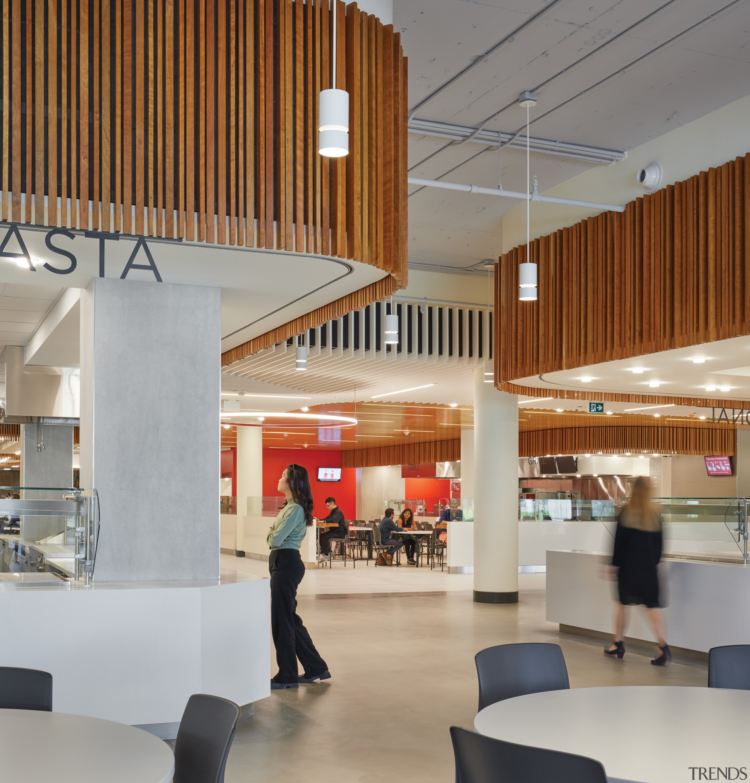 The new Food Hall offers students a wide 