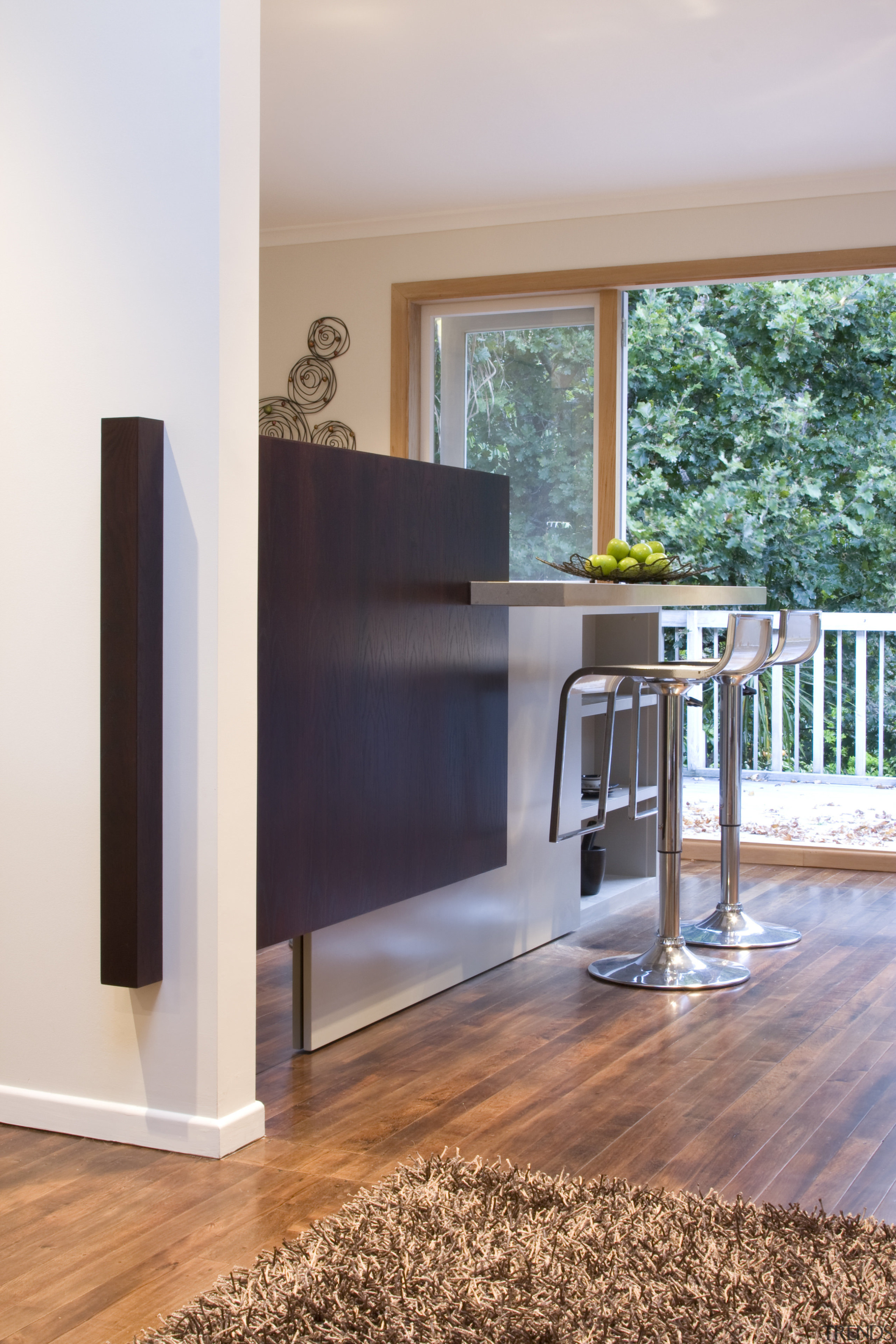 View of a kitchen designed by Toni Roberts floor, flooring, furniture, hardwood, home, interior design, product, table, wood, wood flooring, white