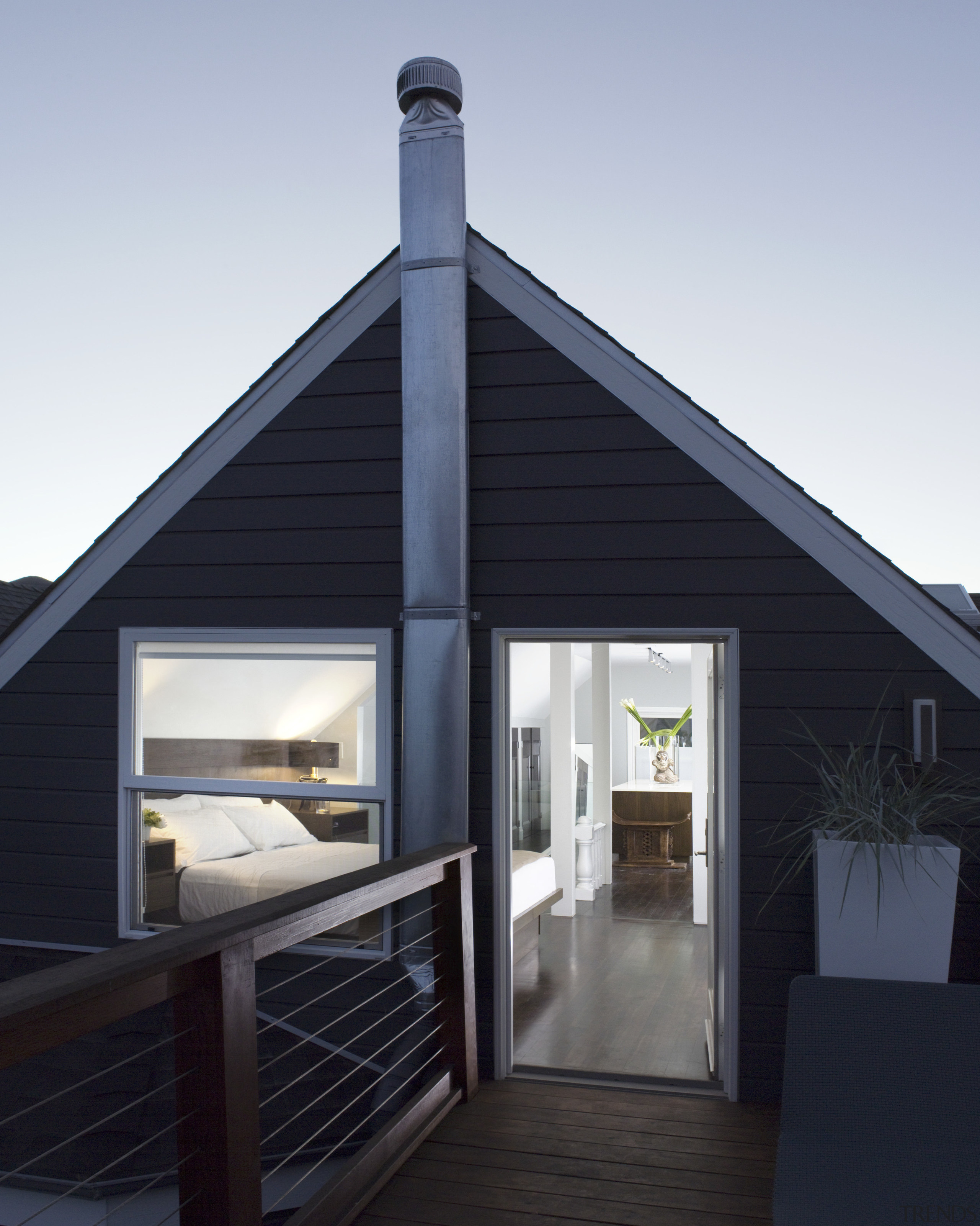 This remodel of a Victorian residence has retained architecture, cottage, facade, home, house, real estate, roof, siding, window, black, gray