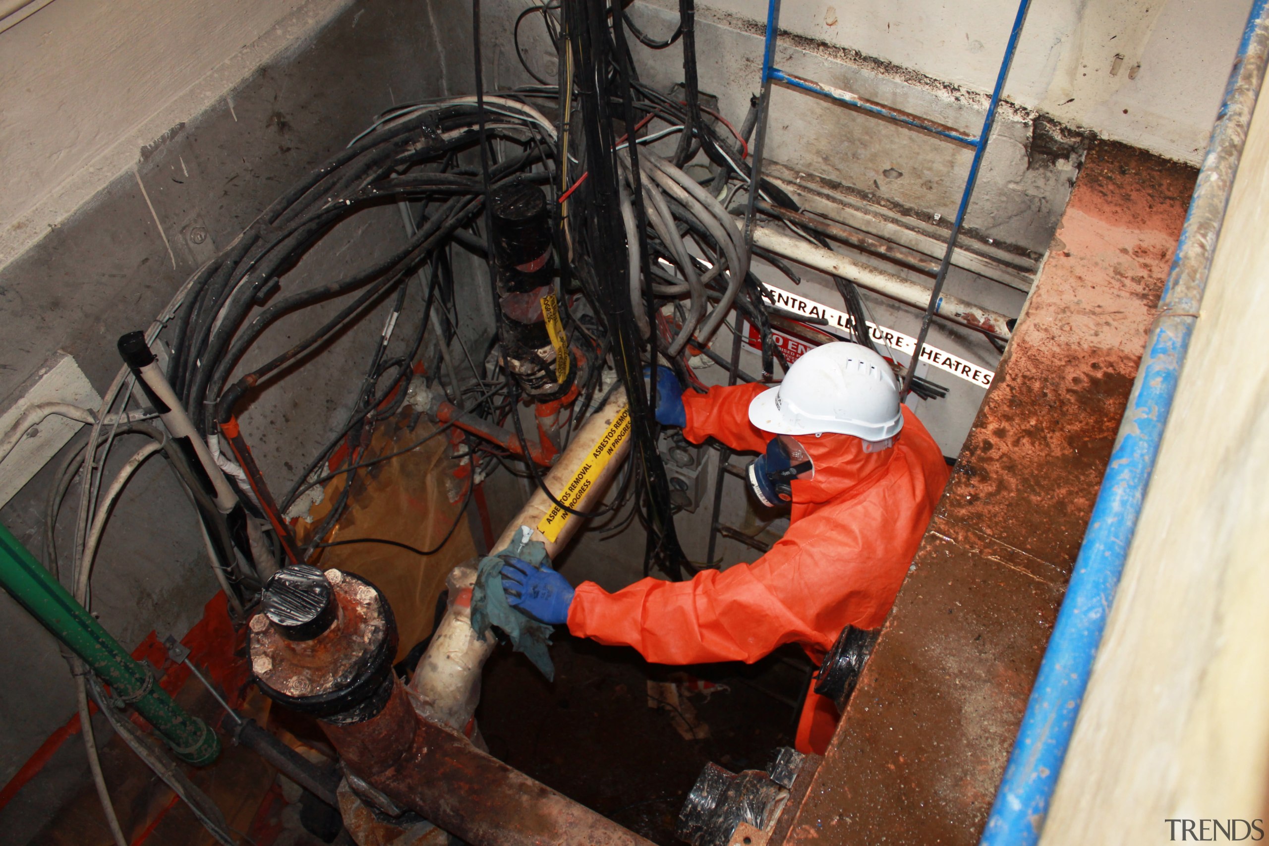 Dominion has successfully undertaken removal and containment of electrical wiring, laborer, black