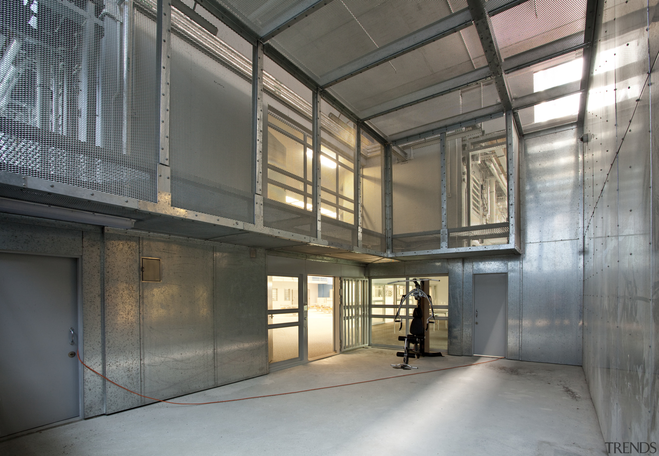 View of the Mt Eden Corrections Facility. - architecture, daylighting, gray