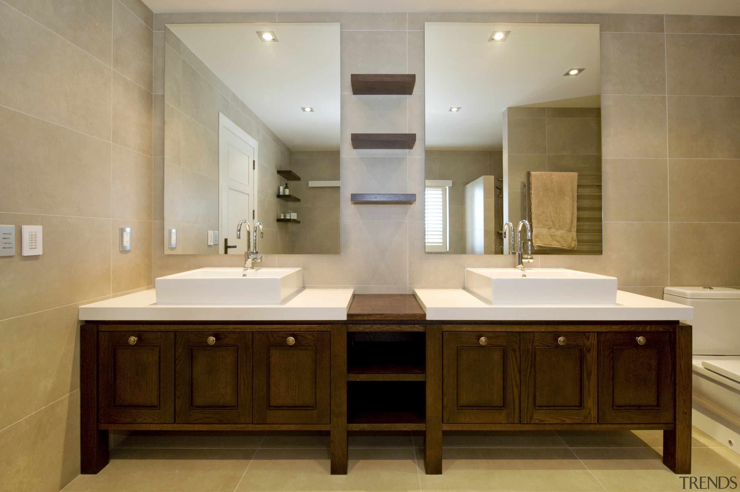 Bathroom Vanities - bathroom | bathroom cabinet | bathroom, bathroom cabinet, cabinetry, countertop, cuisine classique, interior design, kitchen, room, sink, brown, gray