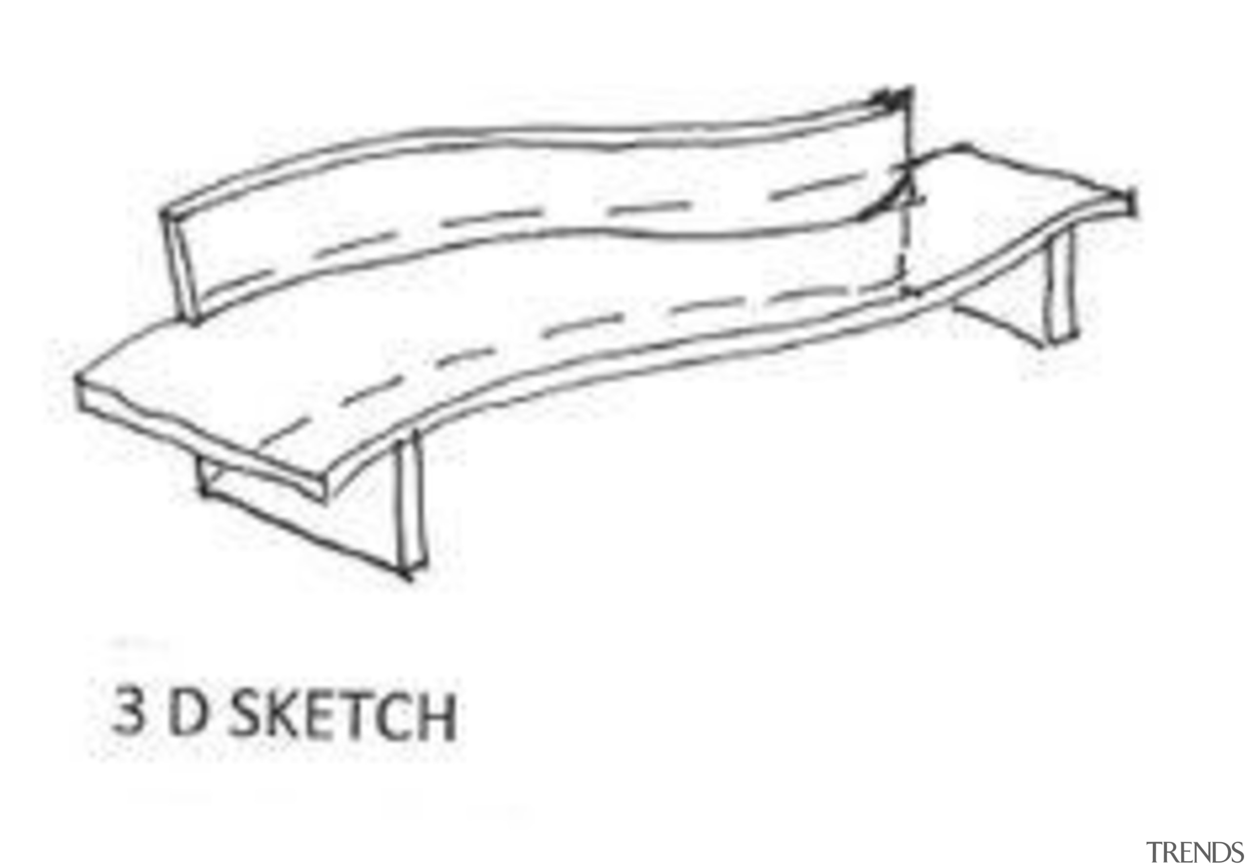 by Margaret Julian - MM Curve Chair - angle, automotive design, bathroom accessory, black and white, design, drawing, furniture, hardware accessory, line, line art, product, product design, white