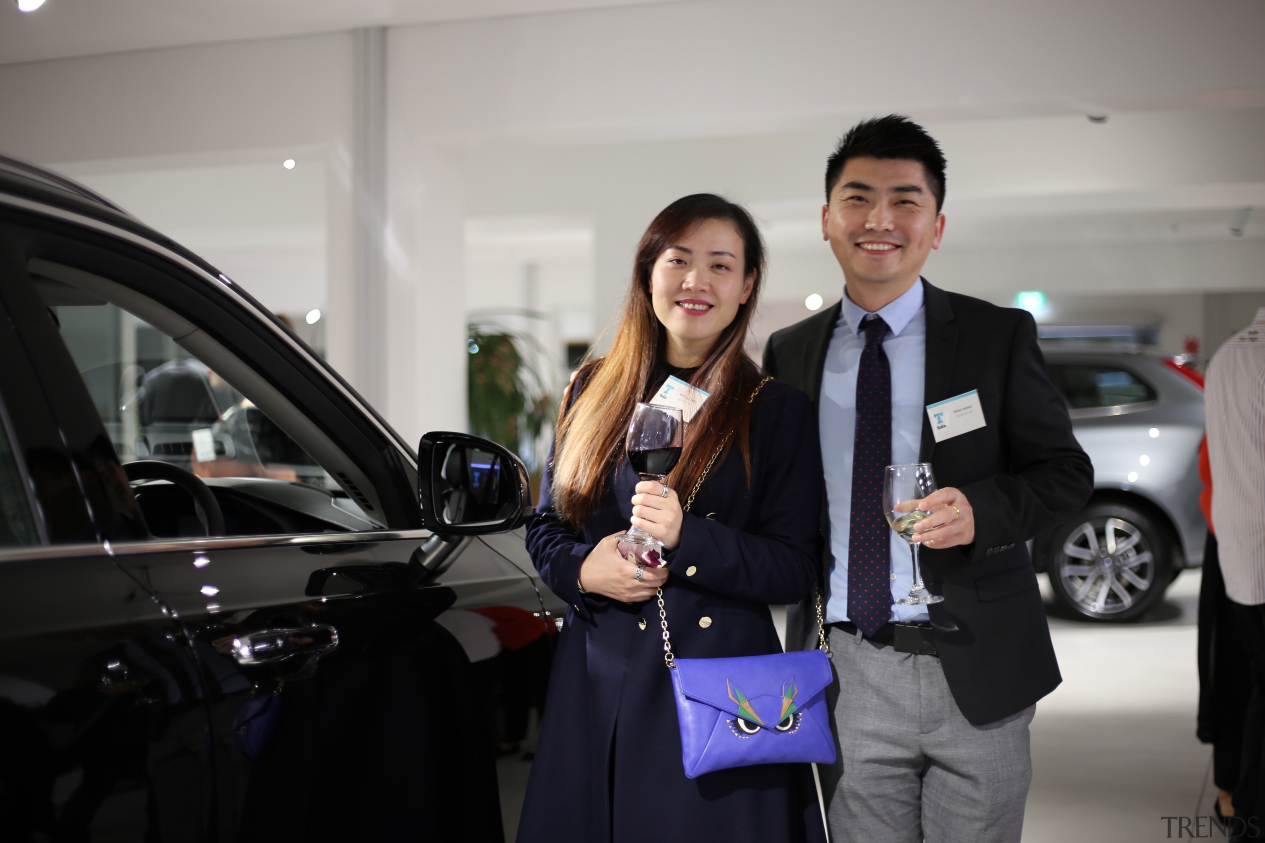 Priscilla Peter Zheng.jpg - auto show | automotive auto show, automotive design, car, family car, land vehicle, luxury vehicle, motor vehicle, sedan, socialite, suit, technology, vehicle, gray, black