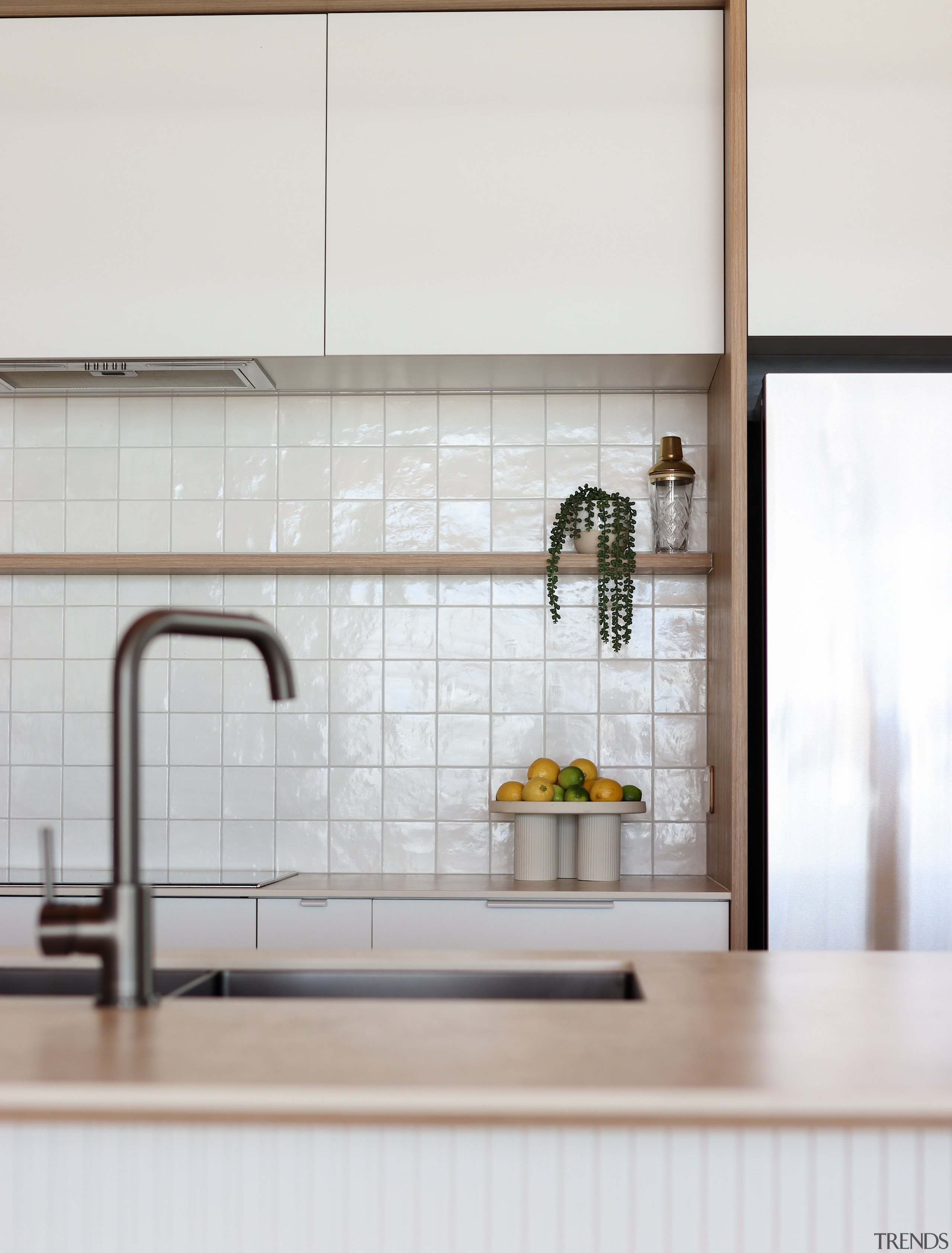 A flat Pyrolytic cooktop and integrated hood all 