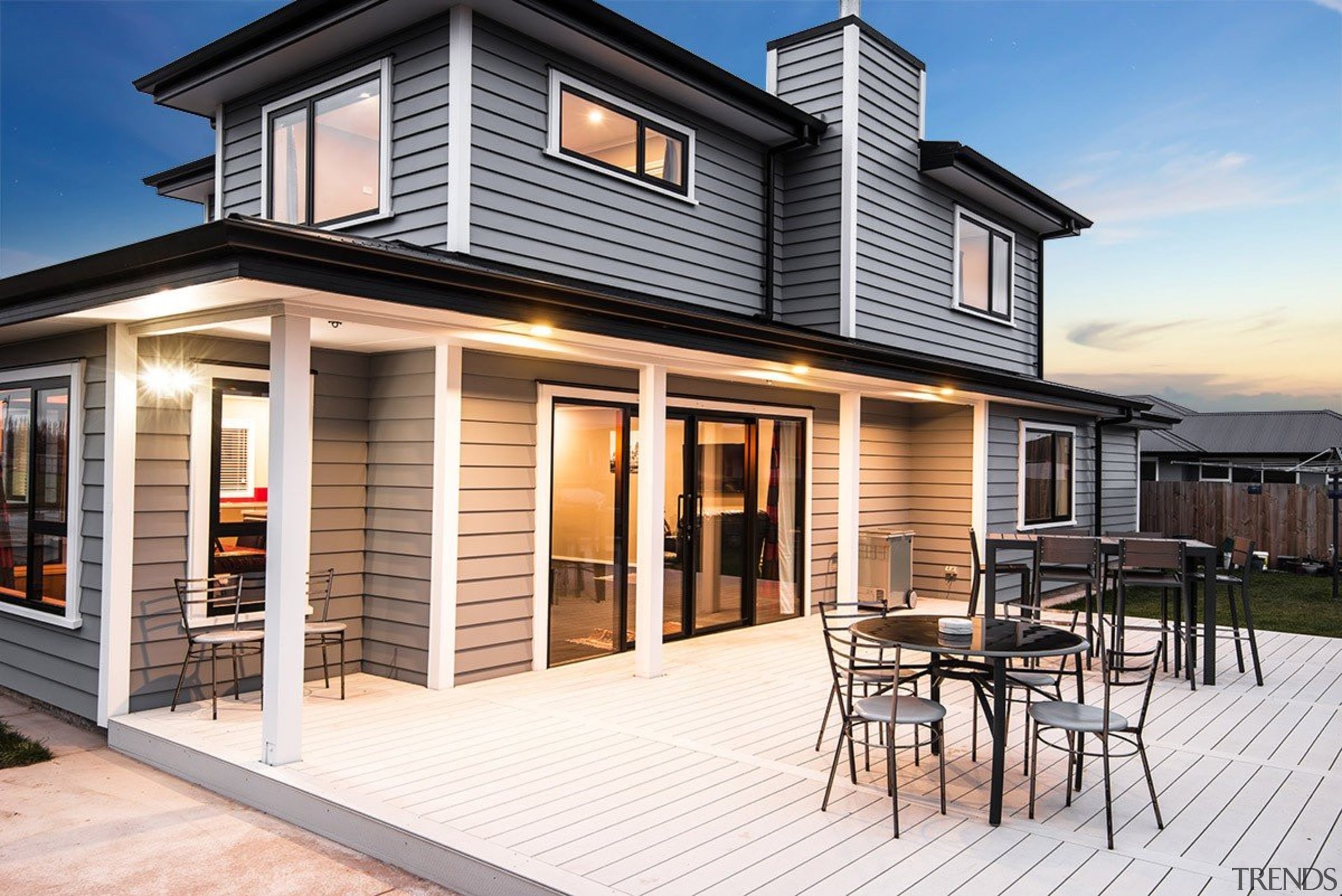 Outdoor living space - Outdoor living space - cottage, elevation, facade, home, house, property, real estate, siding, window, white