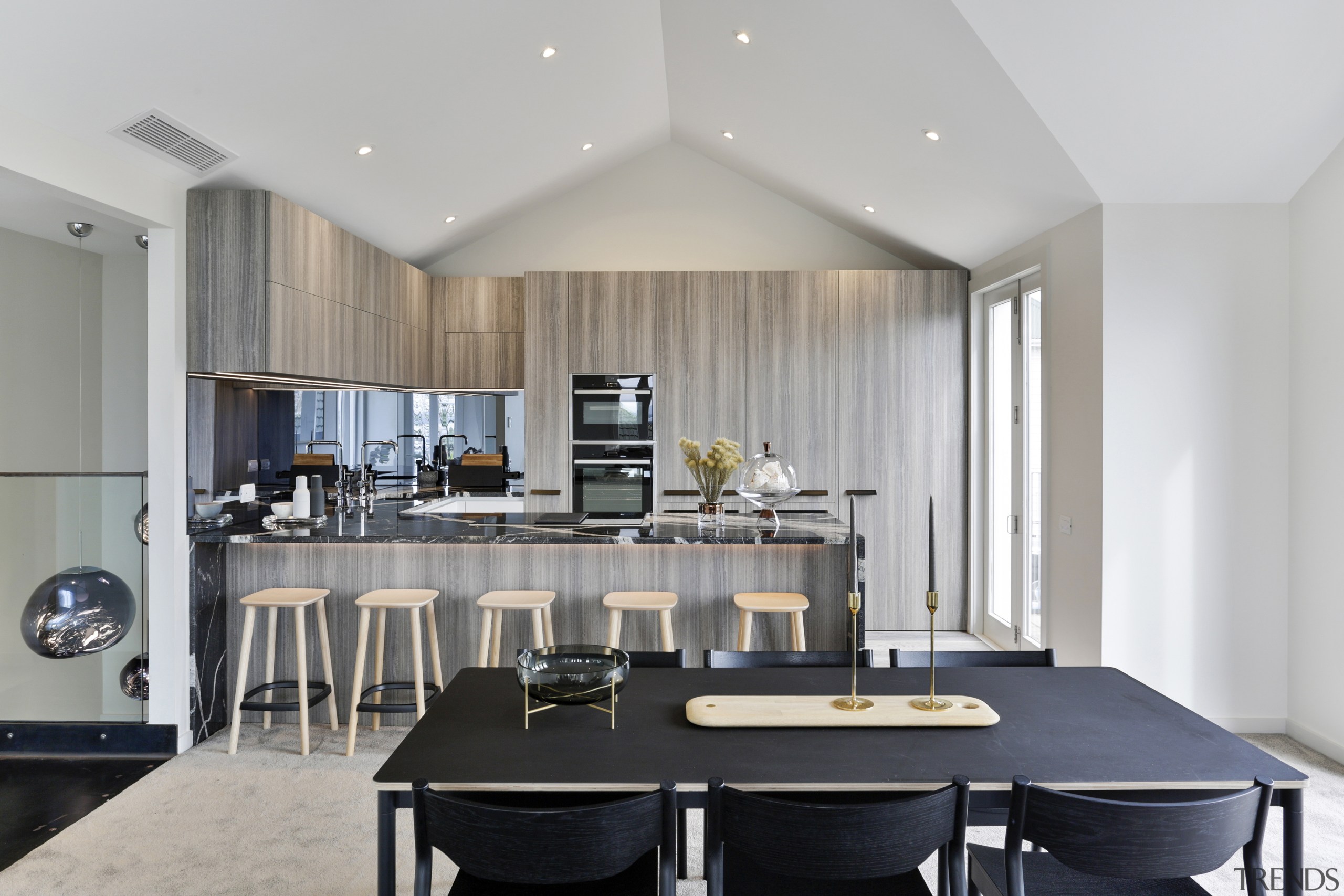 The kitchen in this new build townhouse – 