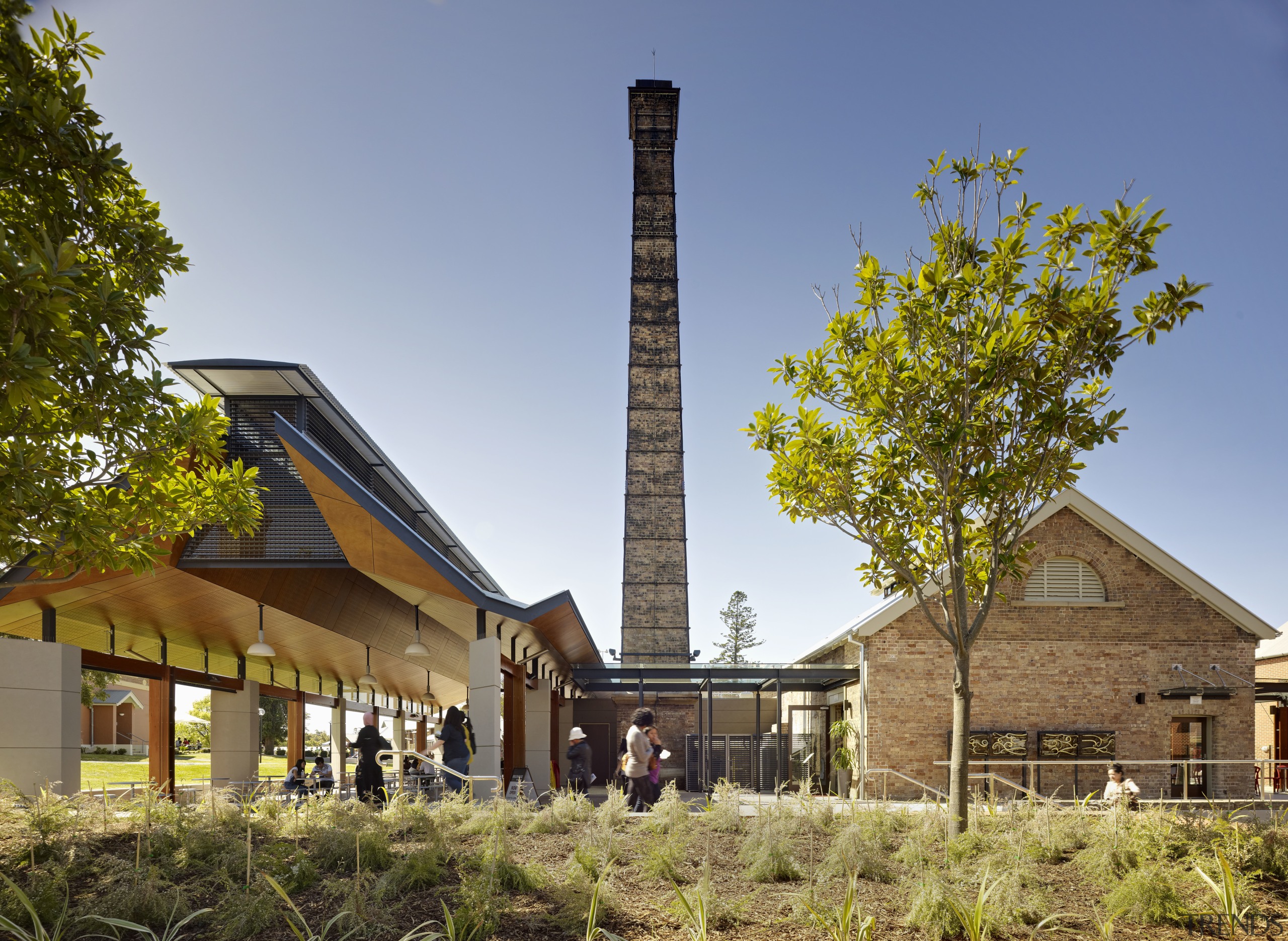 View of exterior with chimney. - View of home, house, real estate, sky, tree, brown, gray