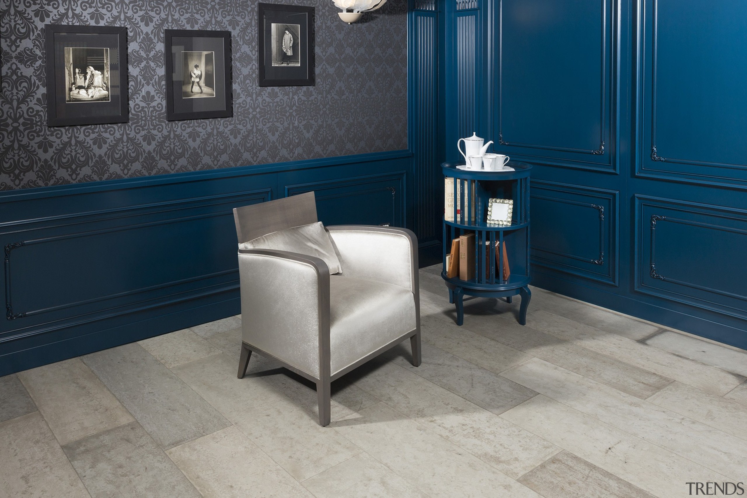 Blue house 2 - Blue house_2 - floor floor, flooring, furniture, hardwood, interior design, room, wall, wood, wood flooring, gray, blue