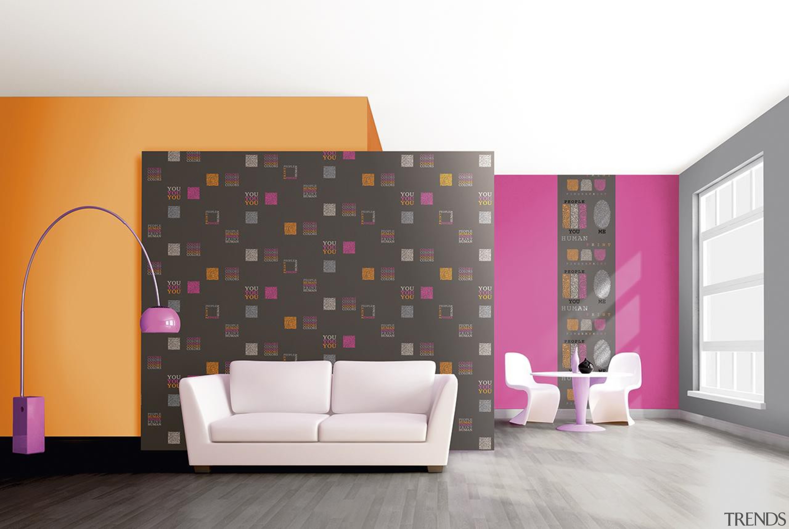 Italian Color Range - furniture | interior design furniture, interior design, pink, product design, purple, wall, white