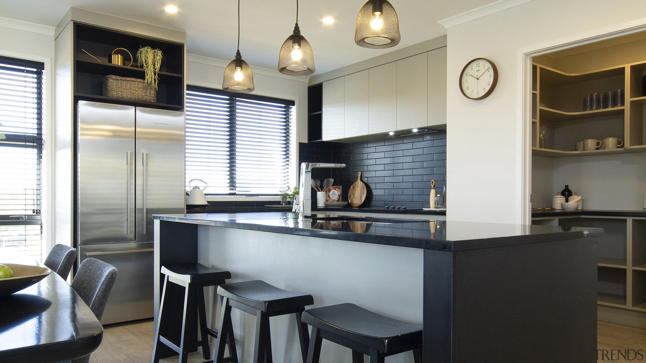 Find out more about GJ Gardner Homes here: countertop, cuisine classique, interior design, kitchen, real estate, room, white, black, gray